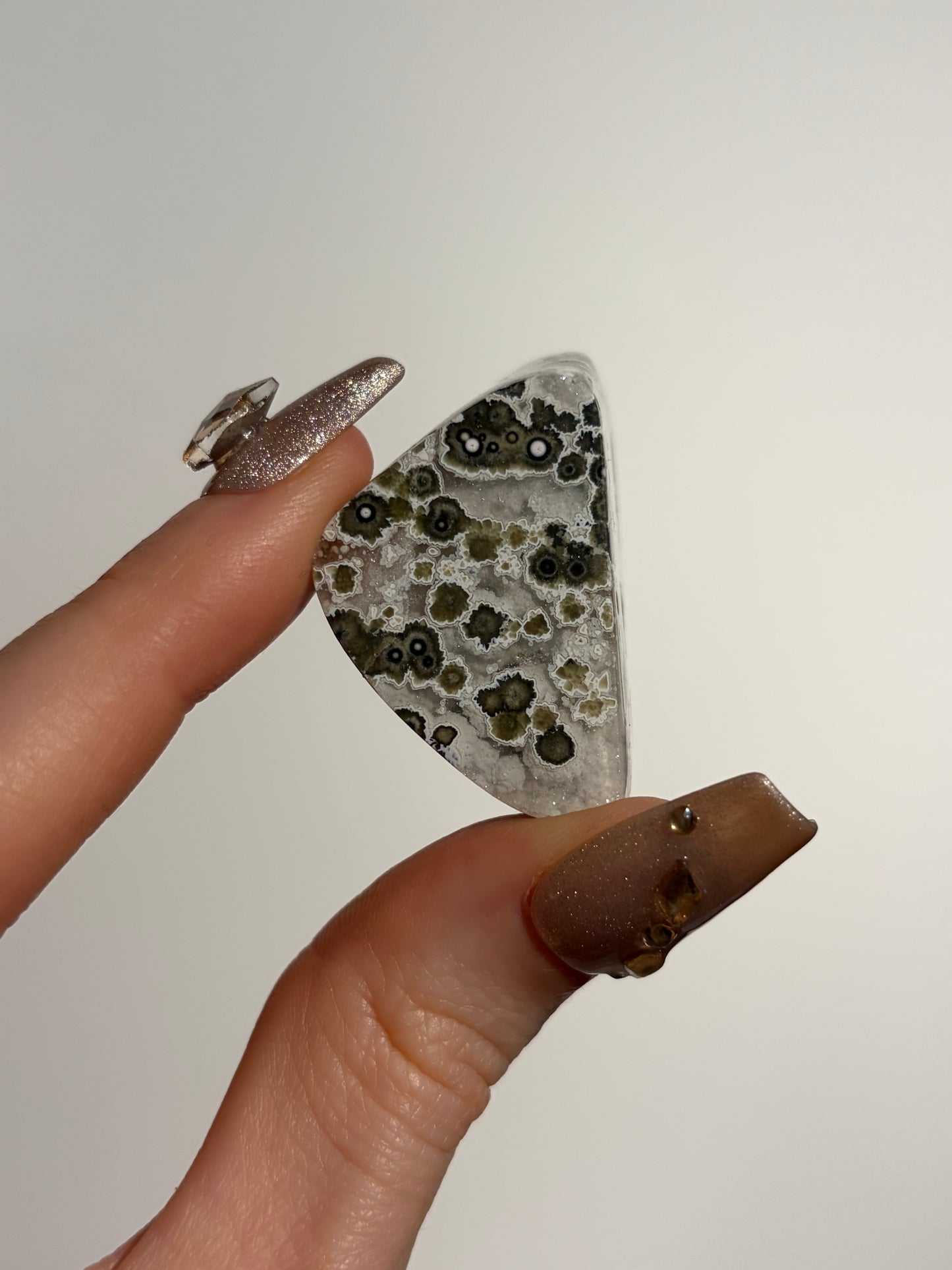 Druzy Orbicular Jasper Miniature Freeform G