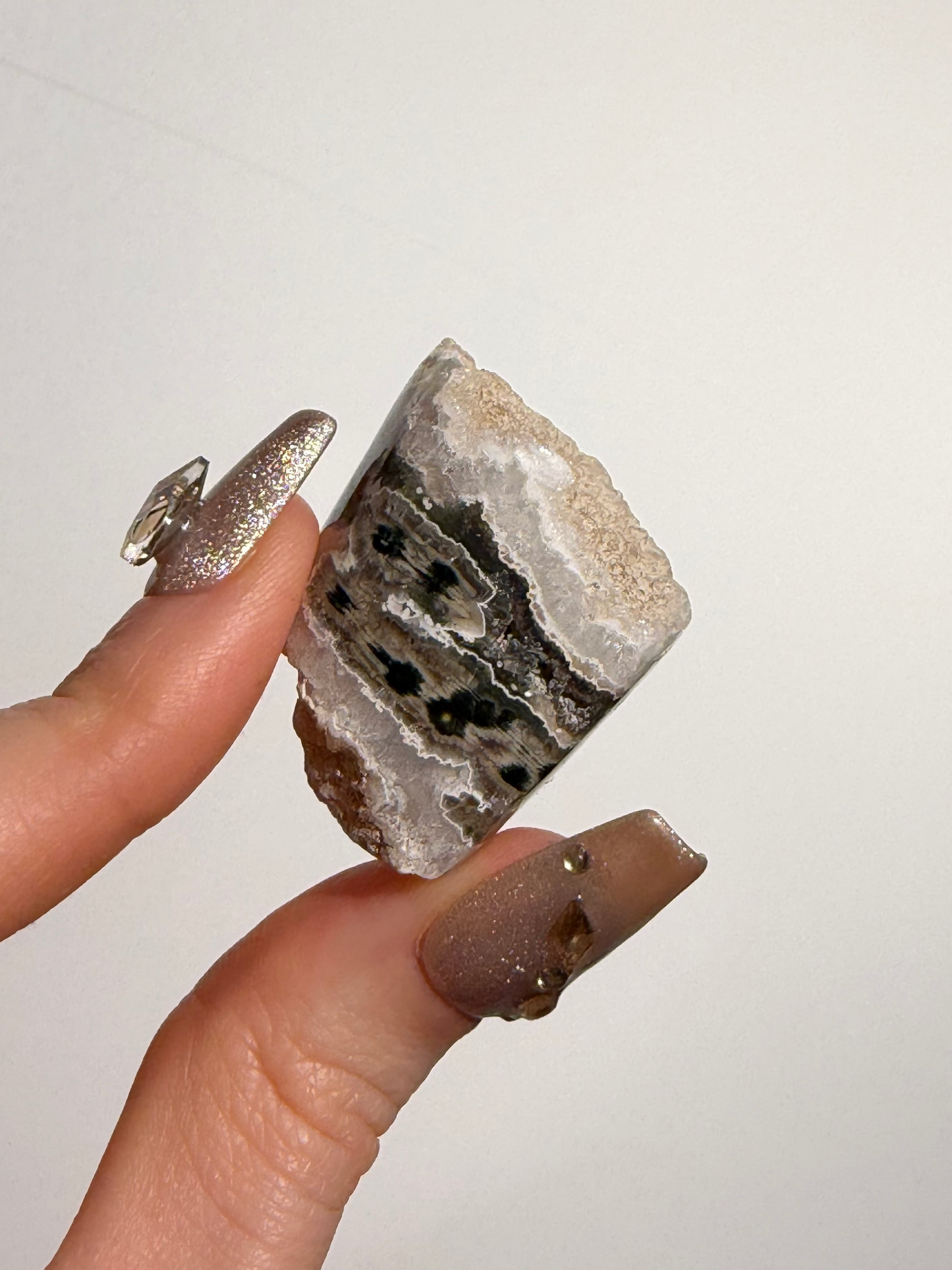 Druzy Orbicular Jasper Miniature Freeform J