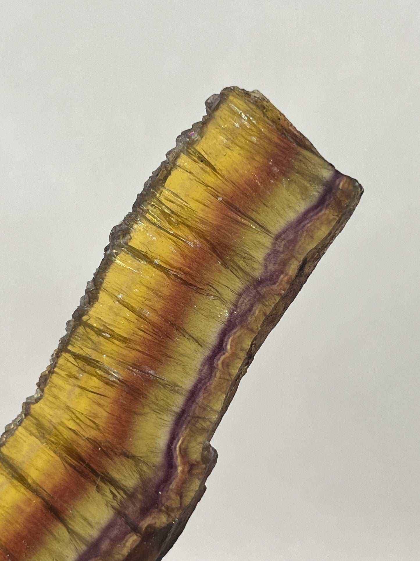 Yellow Okorusu Fluorite Slice
