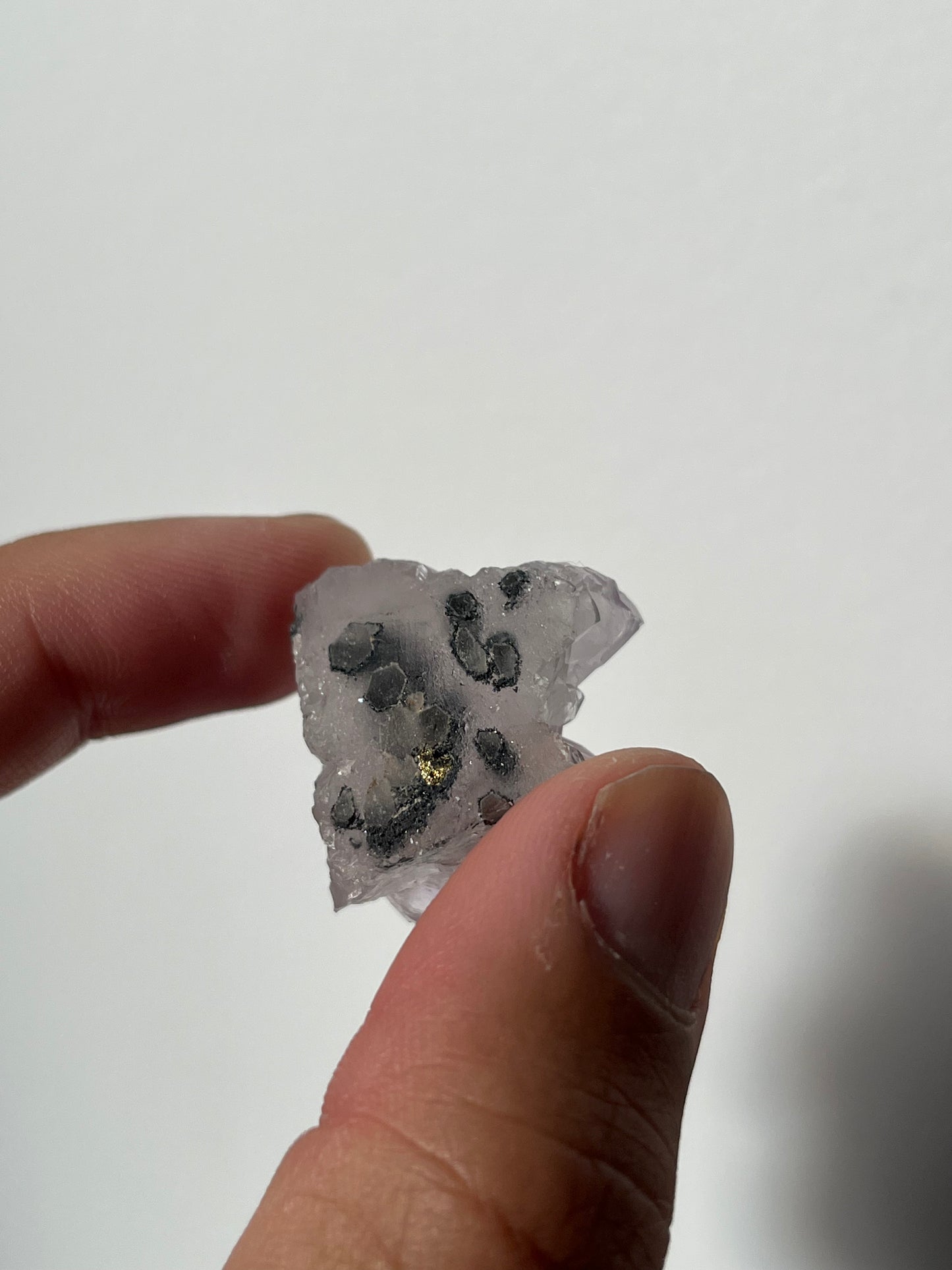 Old Stock Anhui Doubly Terminated Amethyst Specimen M