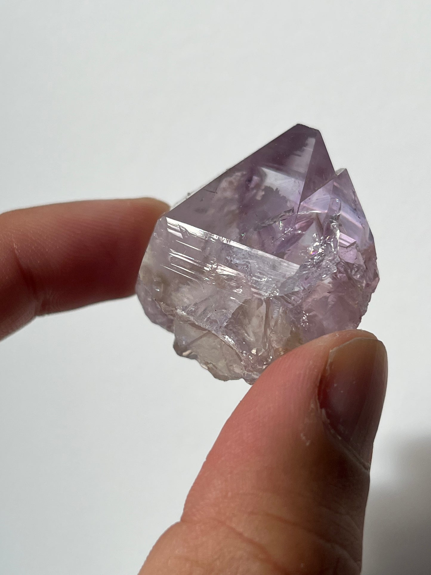 Old Stock Anhui Glassy Amethyst Specimen J