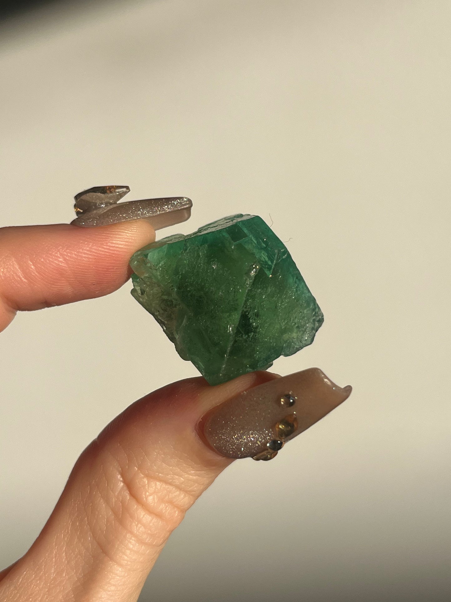 Peruvian Green Fluorite and Pyrite Specimen A