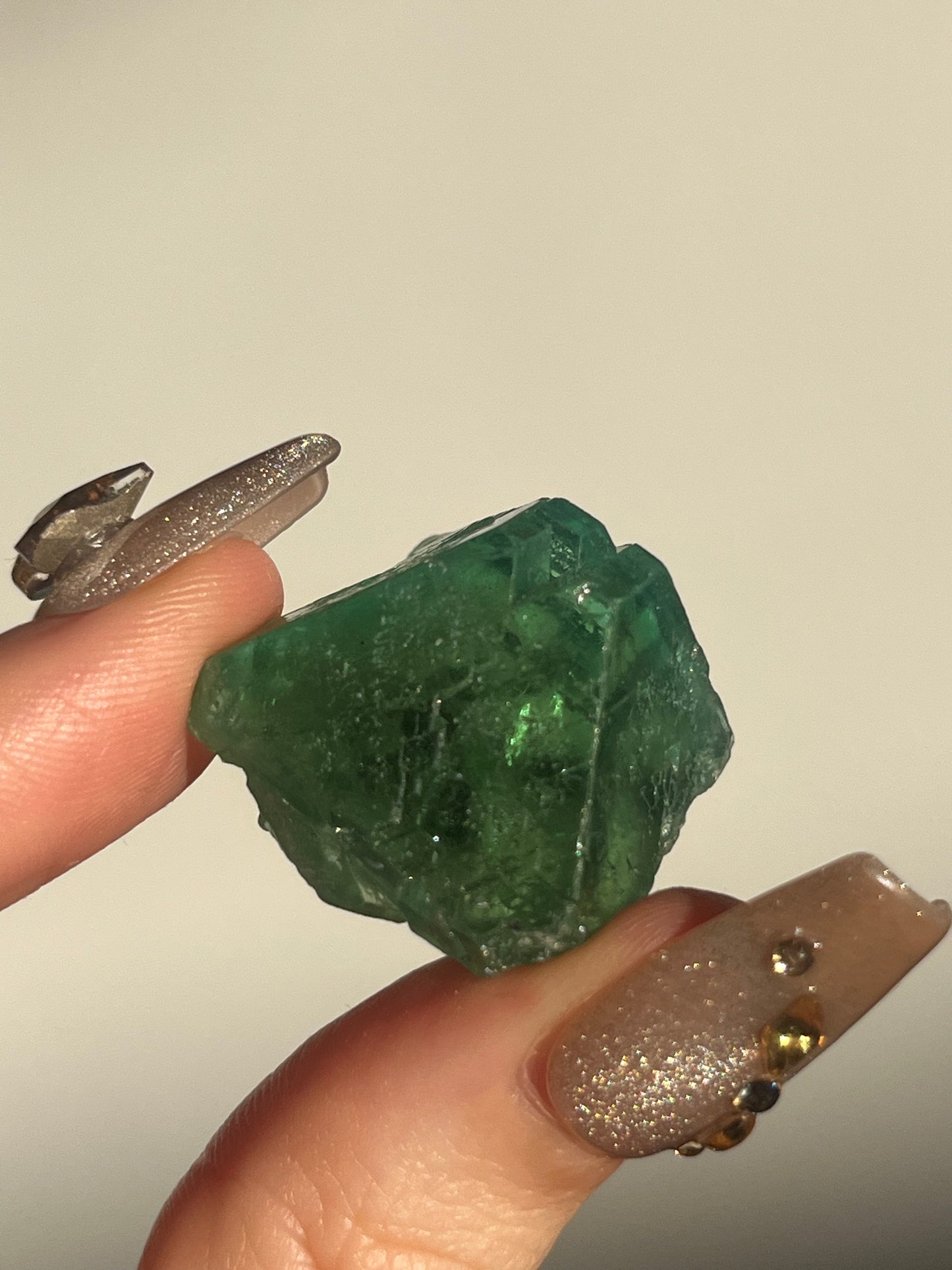 Peruvian Green Fluorite and Pyrite Specimen A