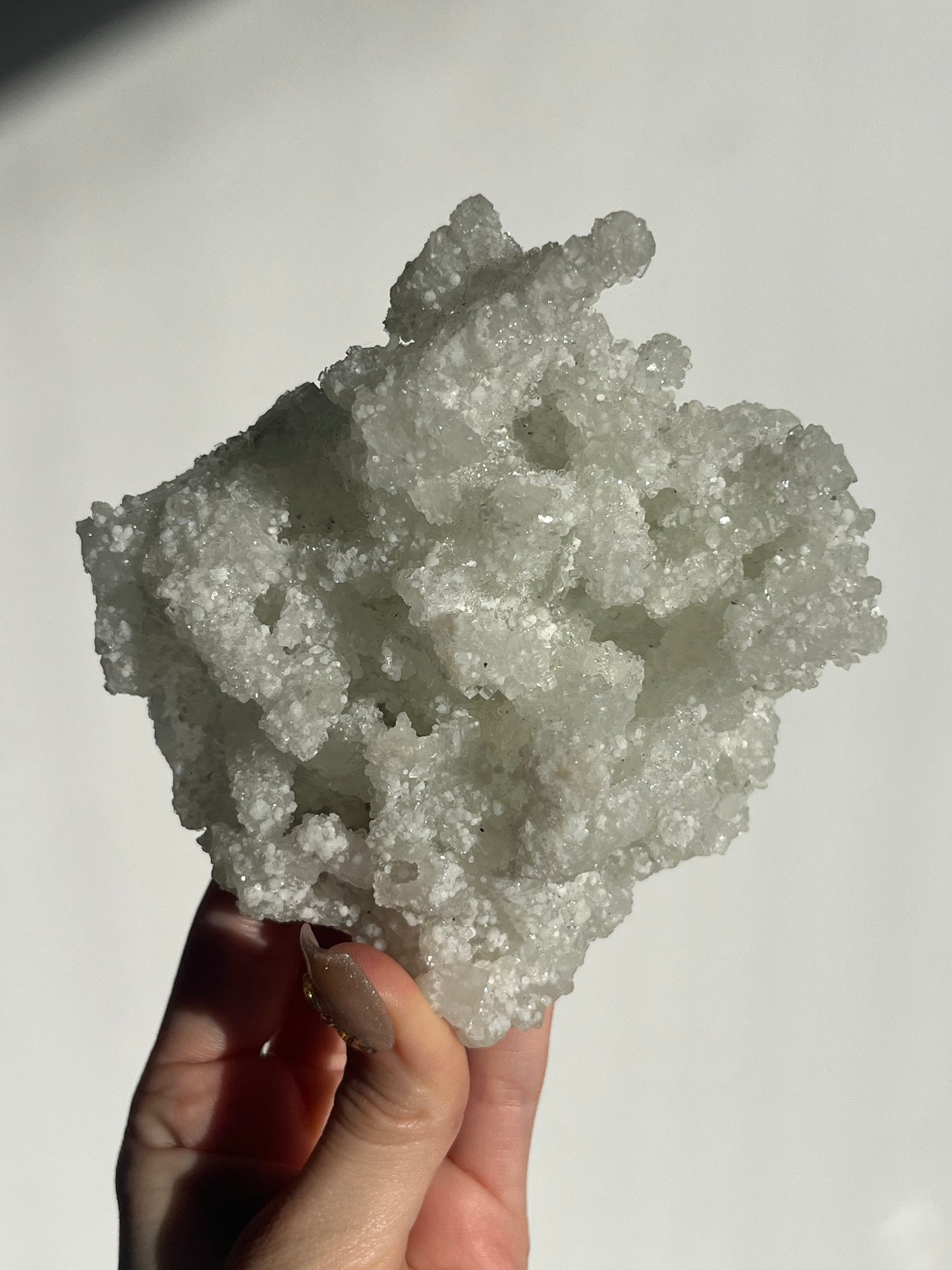 Prehnite on Laumontite with Apophyllite and Gyrolite Specimen A