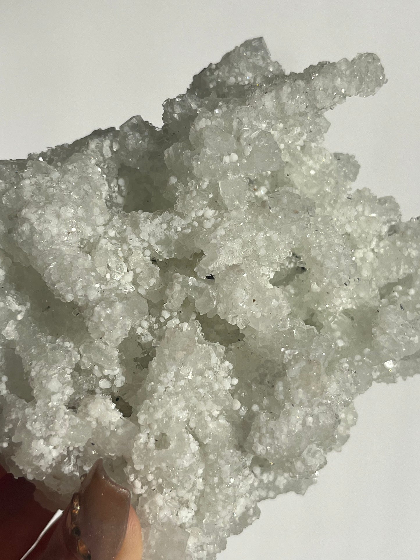 Prehnite on Laumontite with Apophyllite and Gyrolite Specimen A