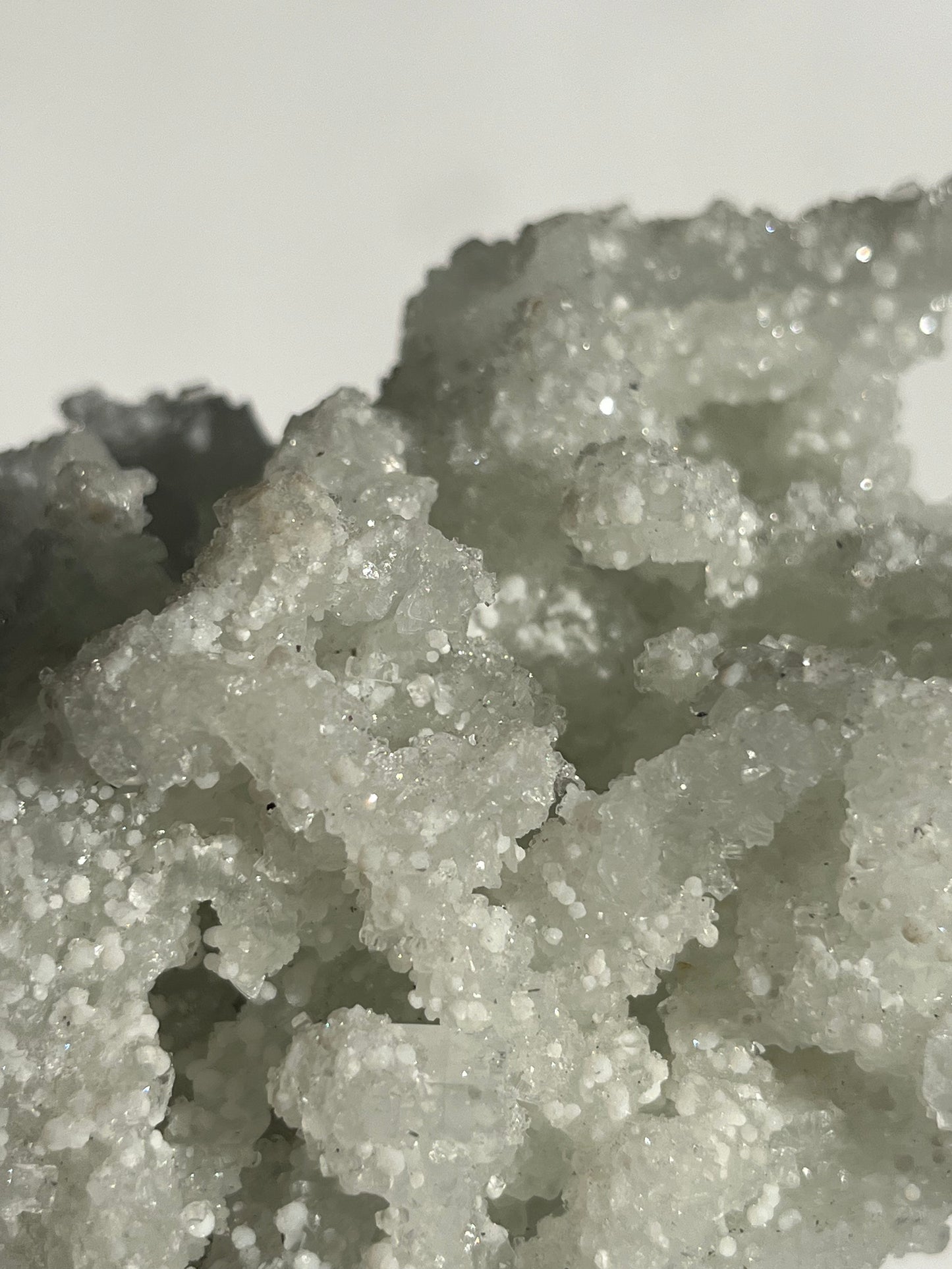 Prehnite on Laumontite with Apophyllite and Gyrolite Specimen A