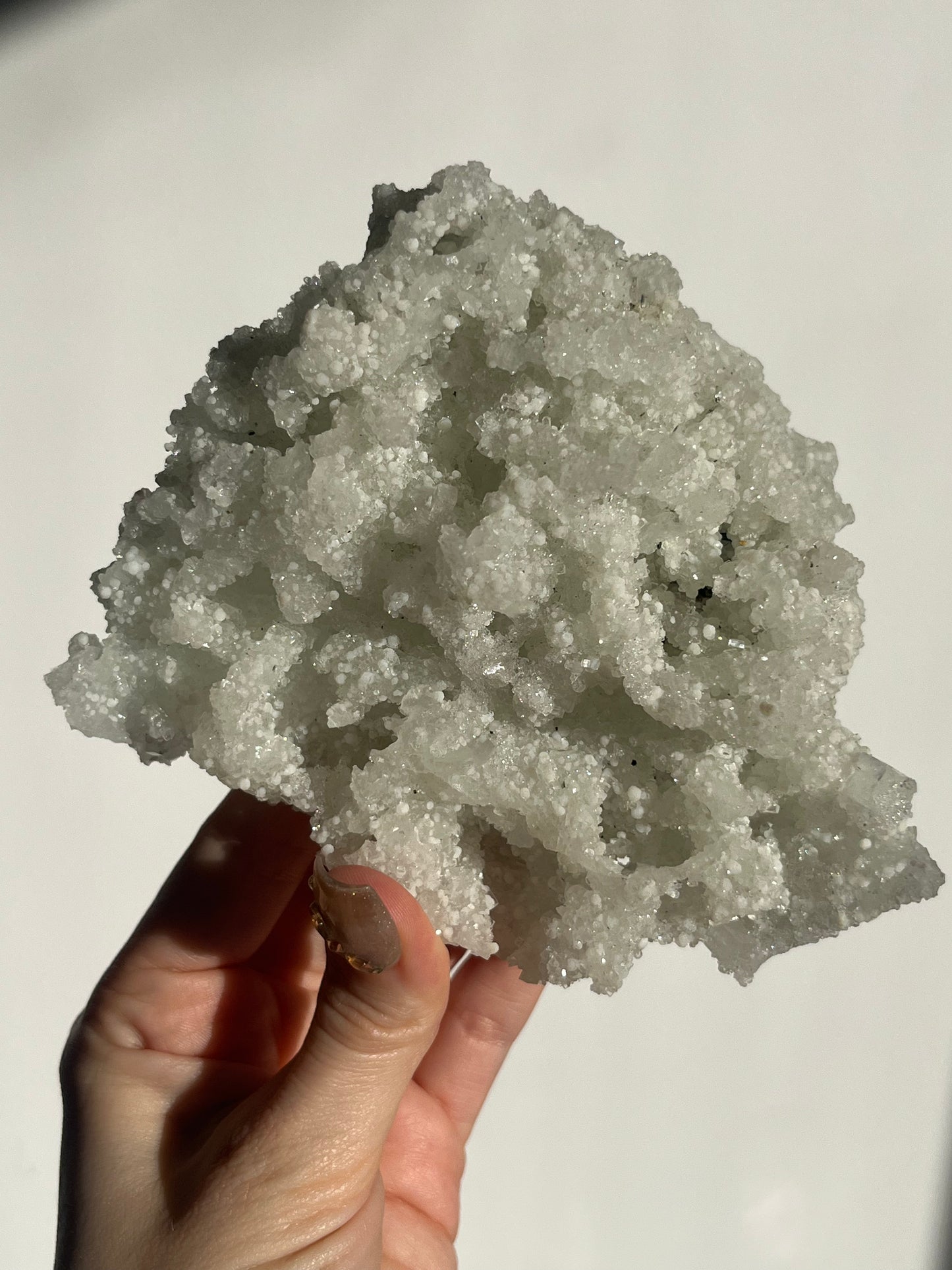 Prehnite on Laumontite with Apophyllite and Gyrolite Specimen B