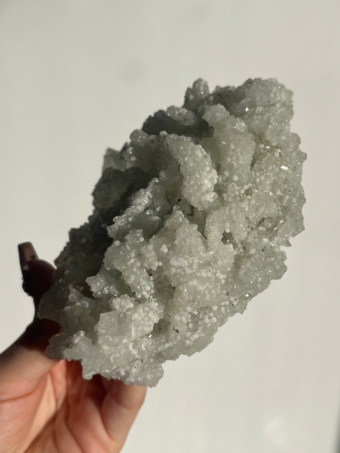 Prehnite on Laumontite with Apophyllite and Gyrolite Specimen B