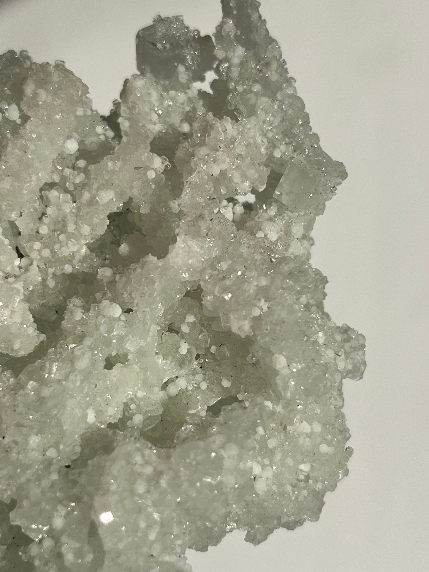 Prehnite on Laumontite with Apophyllite and Gyrolite Specimen B