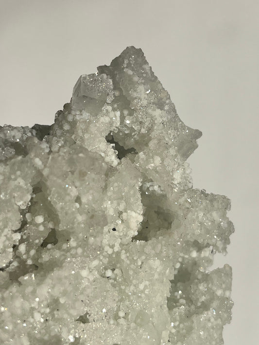 Prehnite on Laumontite with Apophyllite and Gyrolite Specimen B