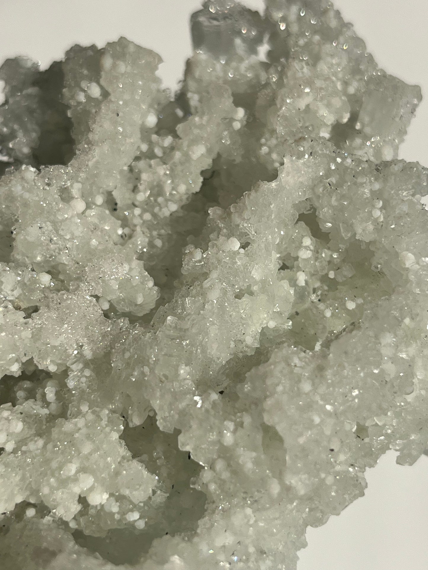 Prehnite on Laumontite with Apophyllite and Gyrolite Specimen B