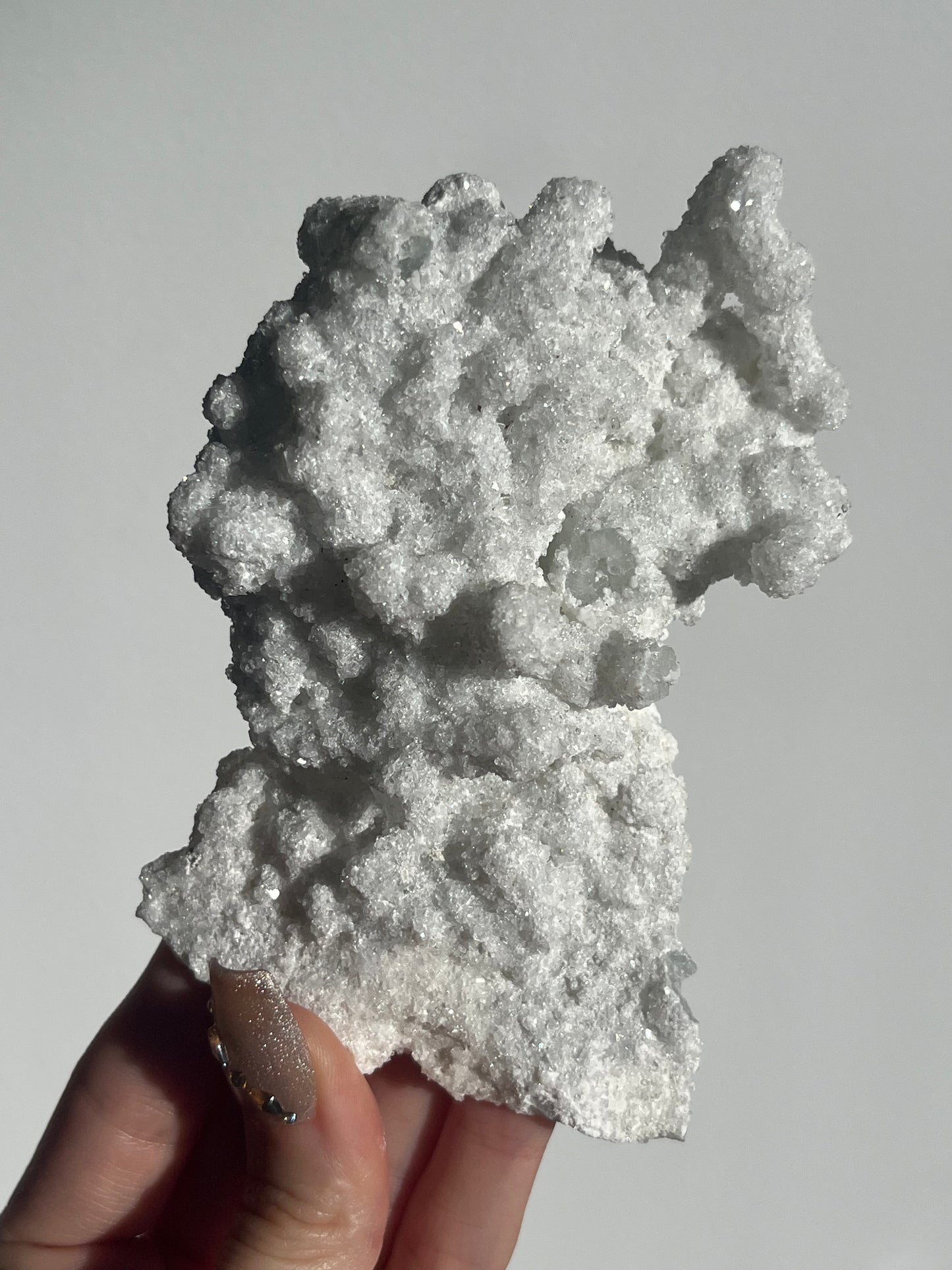 Prehnite on Laumontite with Apophyllite, Gyrolite and Mordenite Specimen D
