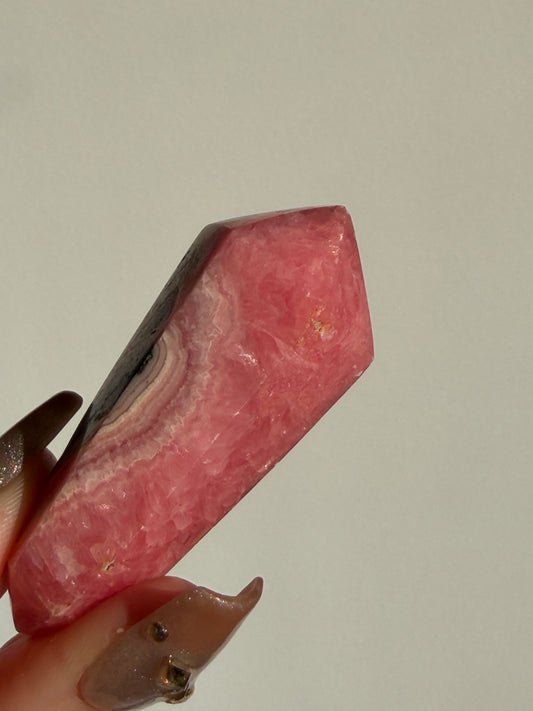 Gemmy Rhodochrosite DT Carving