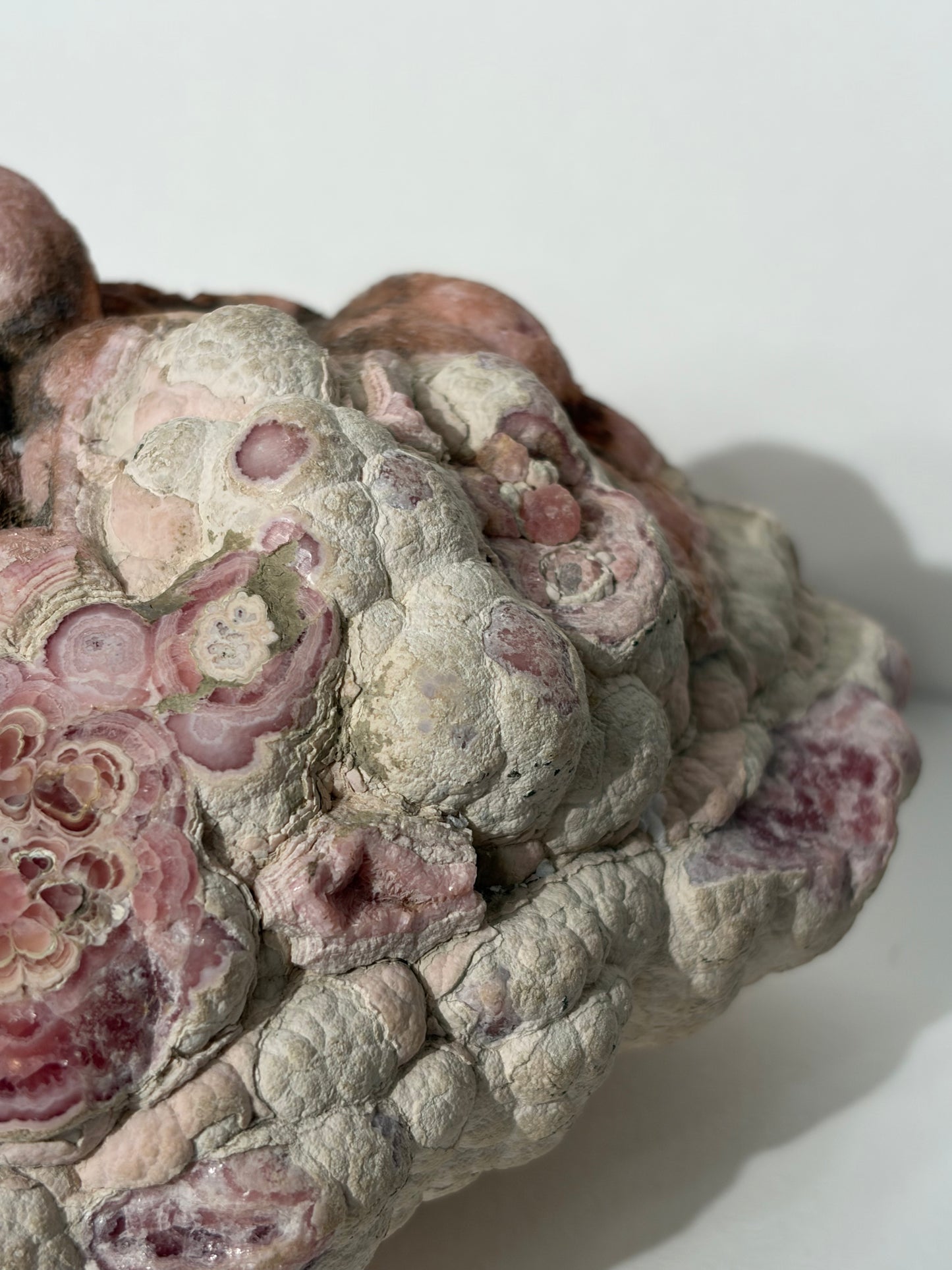 “Tierra Rosa” Botryoidal Floral Rhodochrosite Statement Freeform (Collector’s Choice)