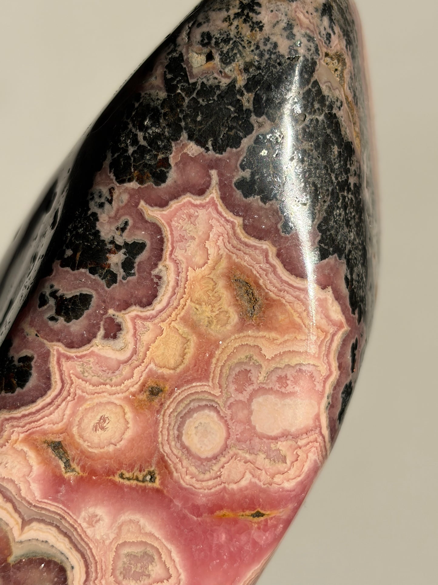 “Rosen Monolith” Rhodochrosite Statement Freeform