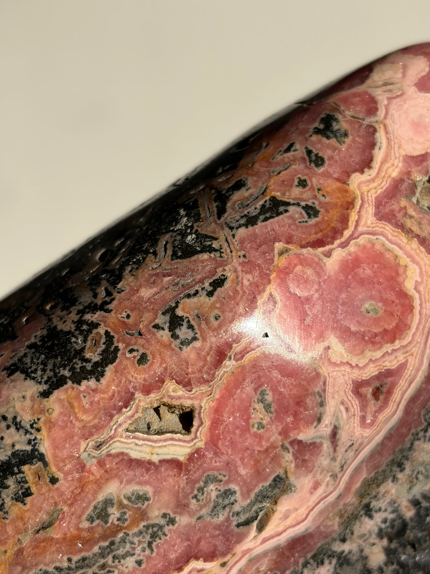 “Rosen Monolith” Rhodochrosite Statement Freeform