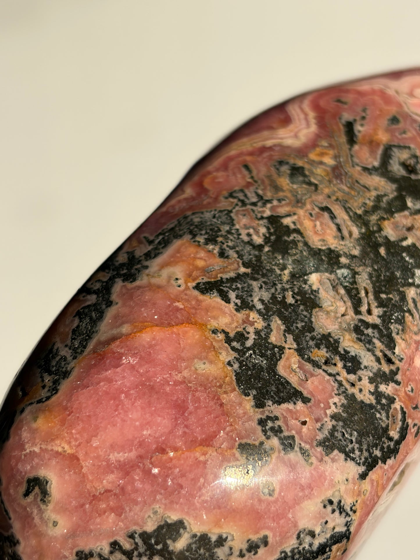“Rosen Monolith” Rhodochrosite Statement Freeform