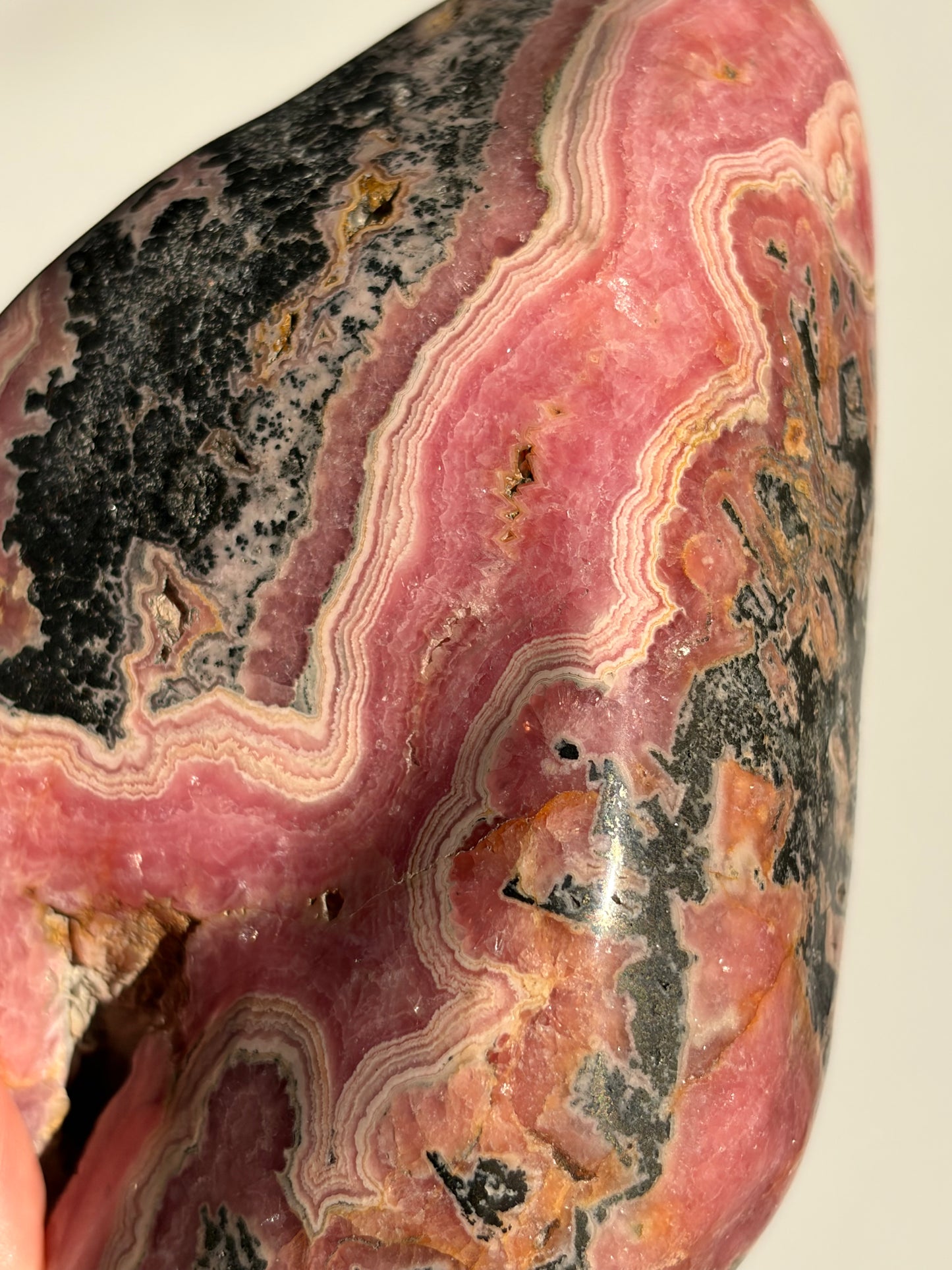 “Rosen Monolith” Rhodochrosite Statement Freeform