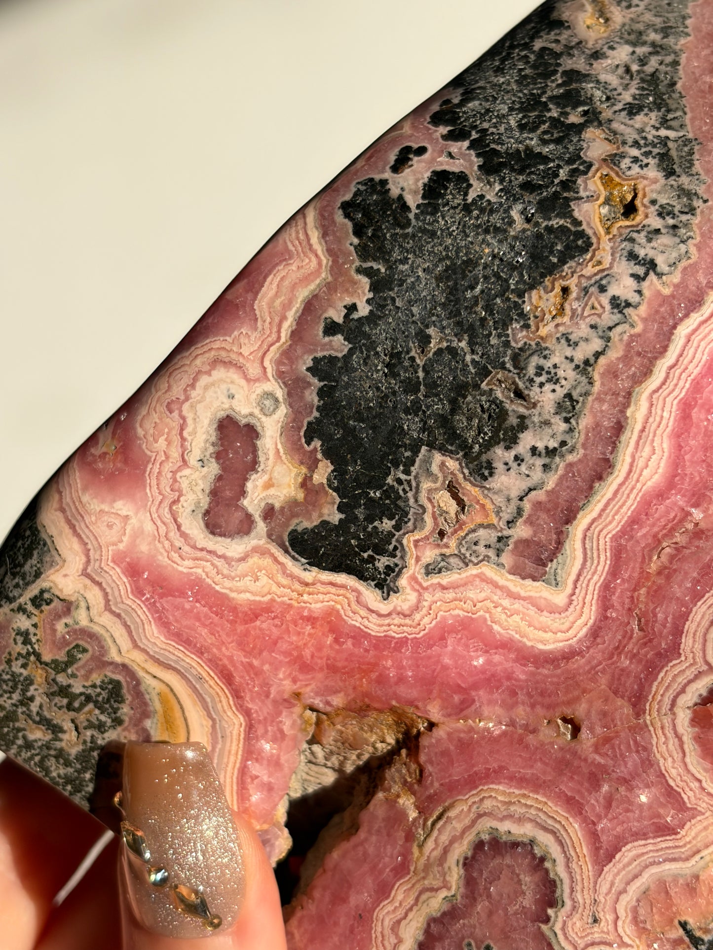 “Rosen Monolith” Rhodochrosite Statement Freeform