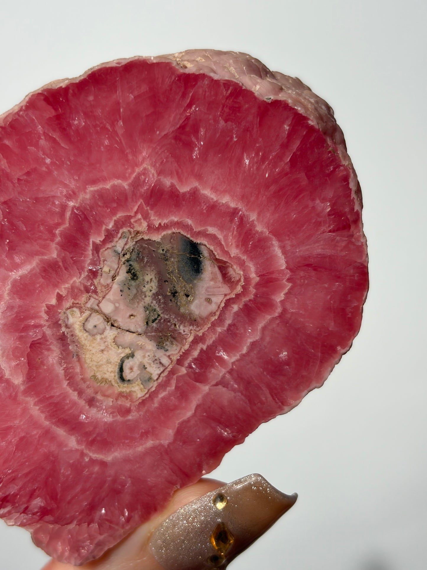 Old Stock Rhodochrosite Nodule Specimen B