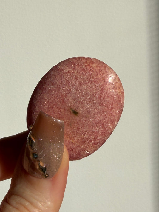 Gemmy Rhodochrosite Palmstone