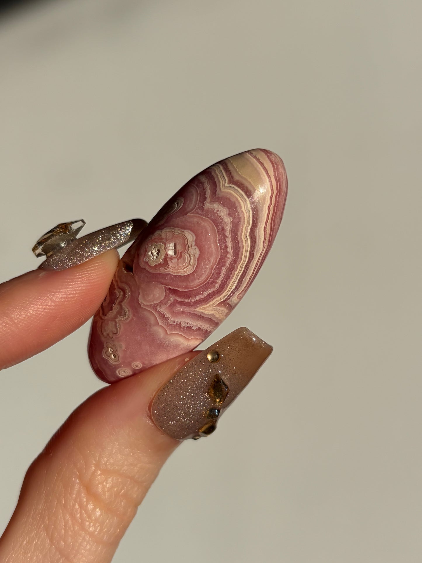 Floral Banded Rhodochrosite Shiva D