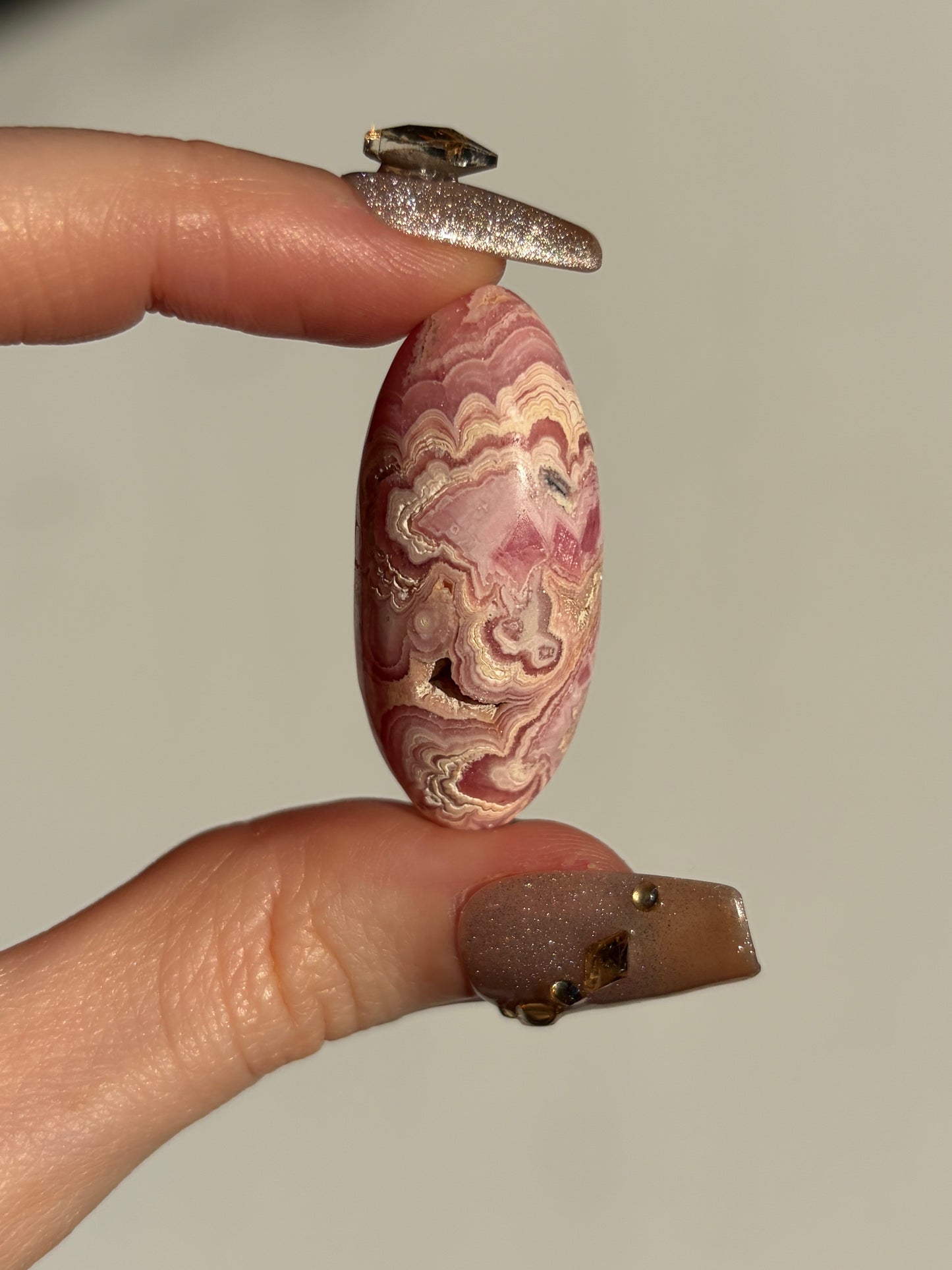 Floral Banded Rhodochrosite Shiva E