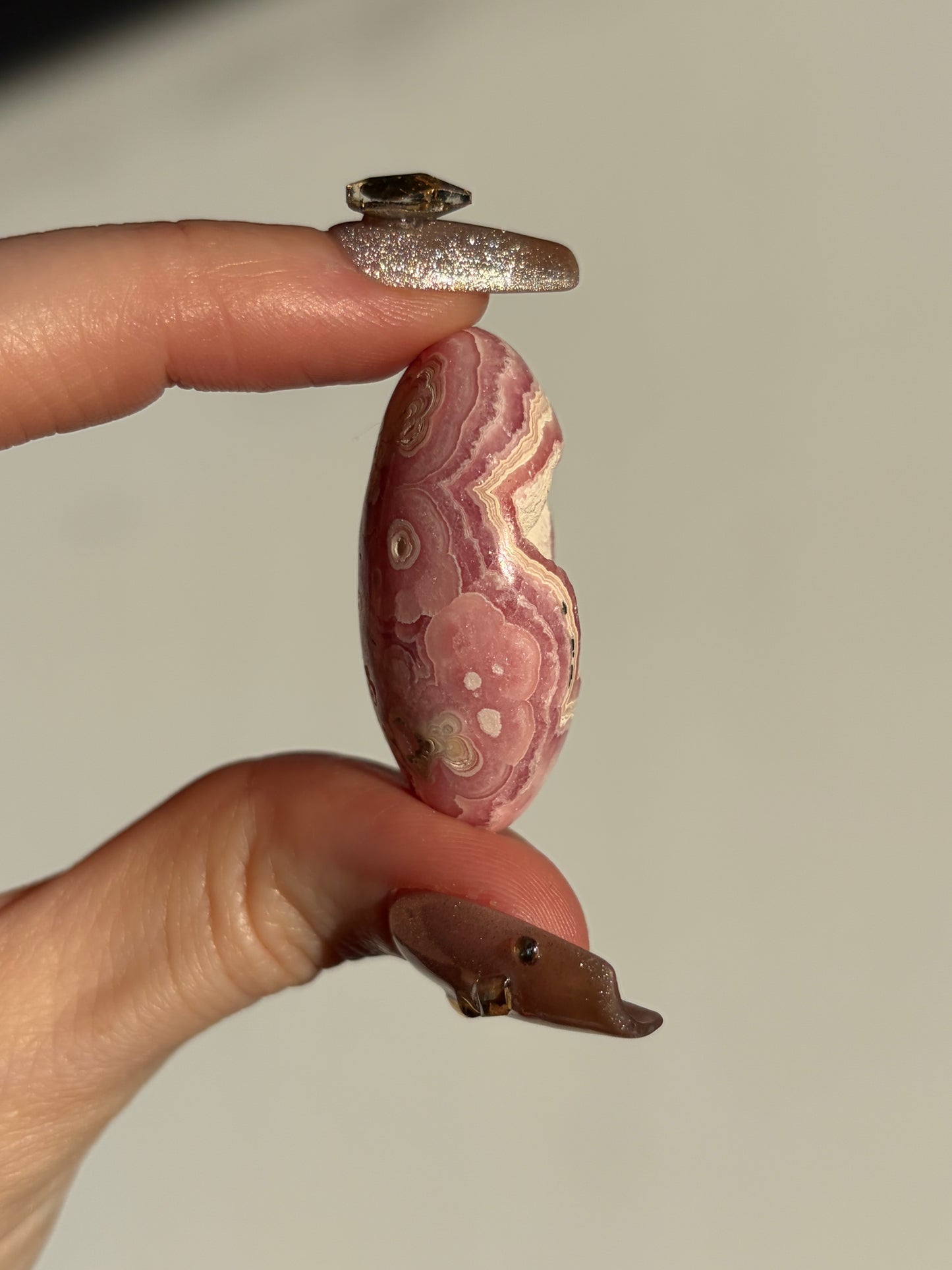 Floral Banded Rhodochrosite Shiva F