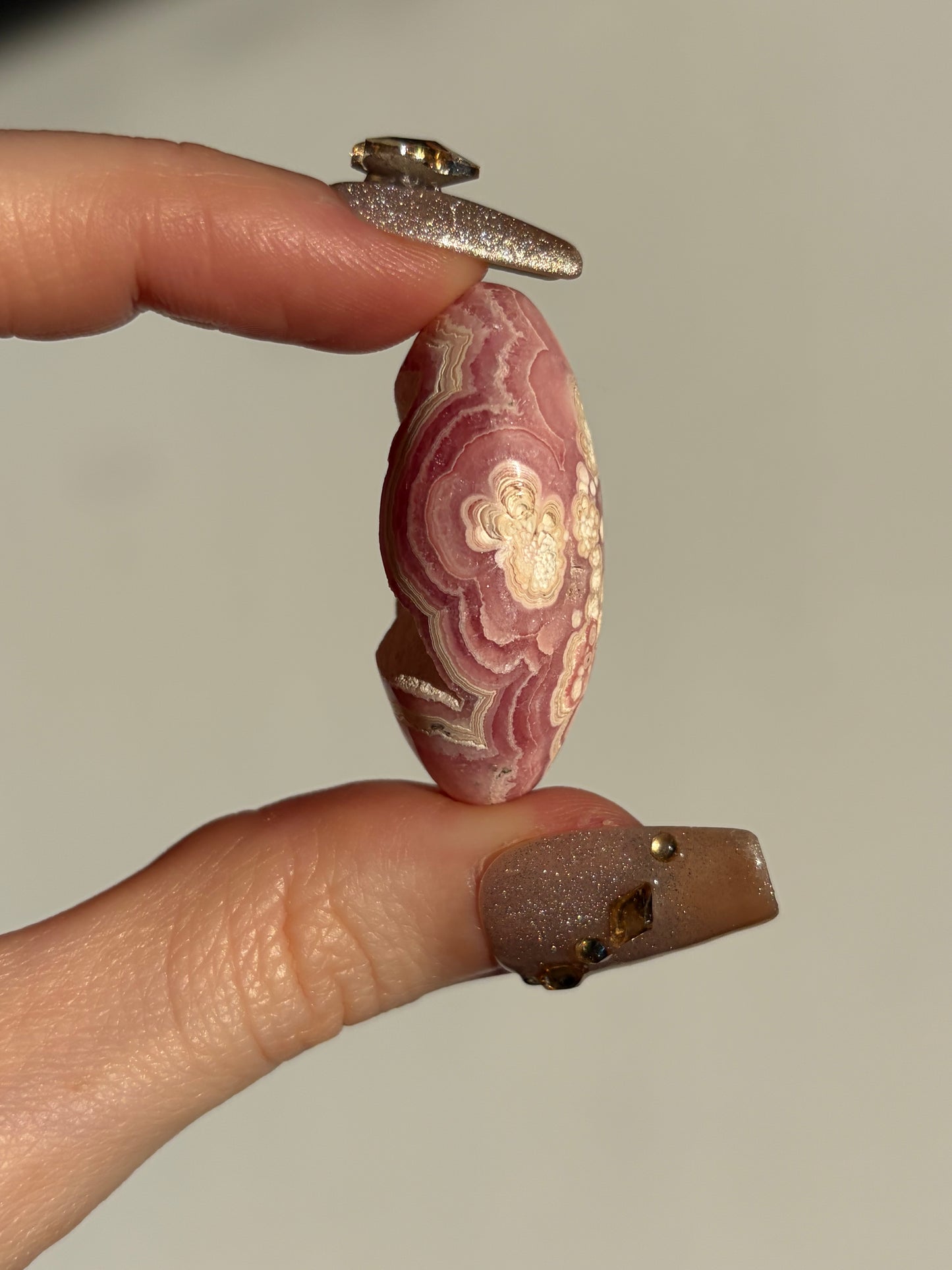 Floral Banded Rhodochrosite Shiva F