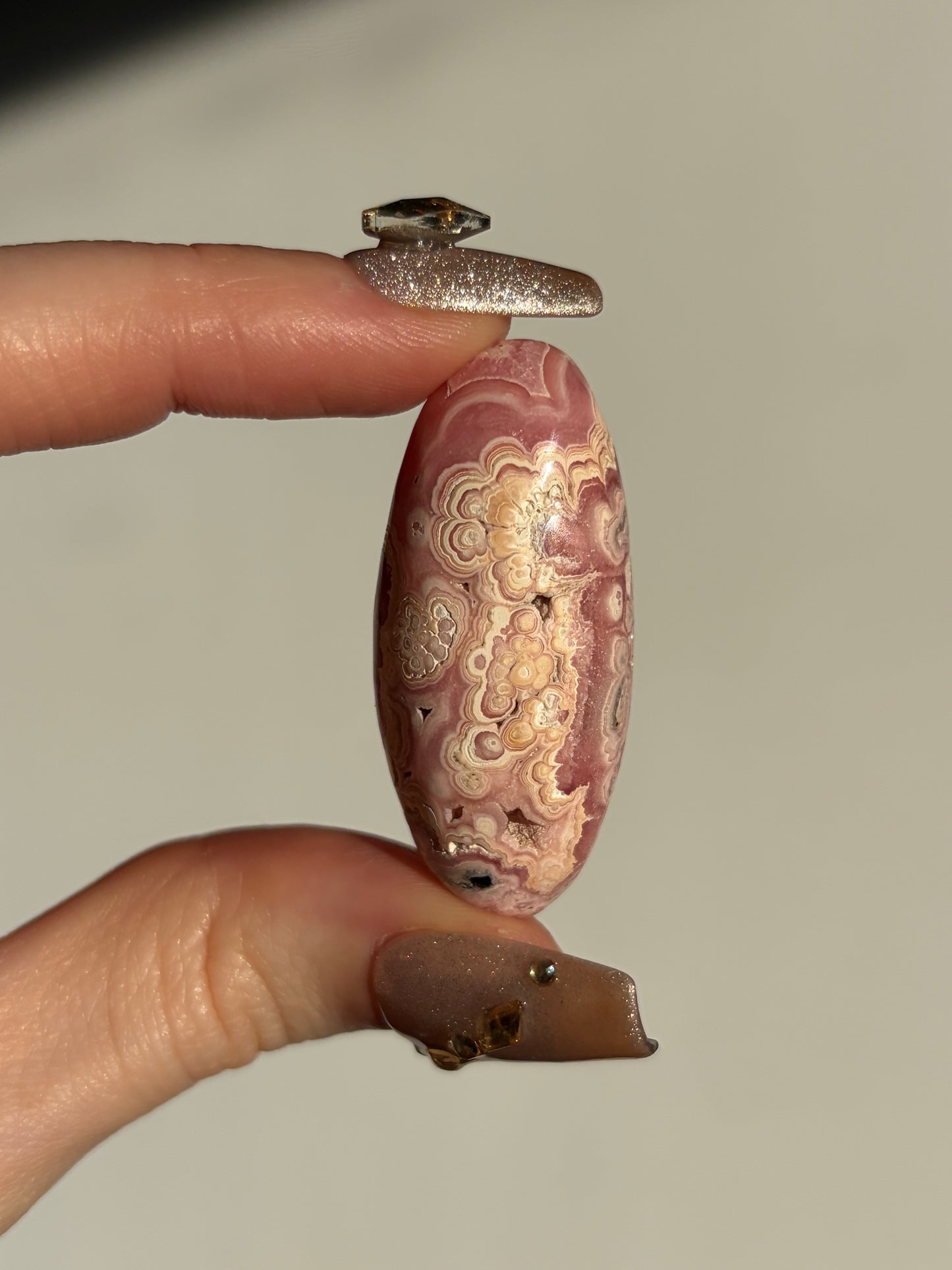 Floral Banded Rhodochrosite Shiva I