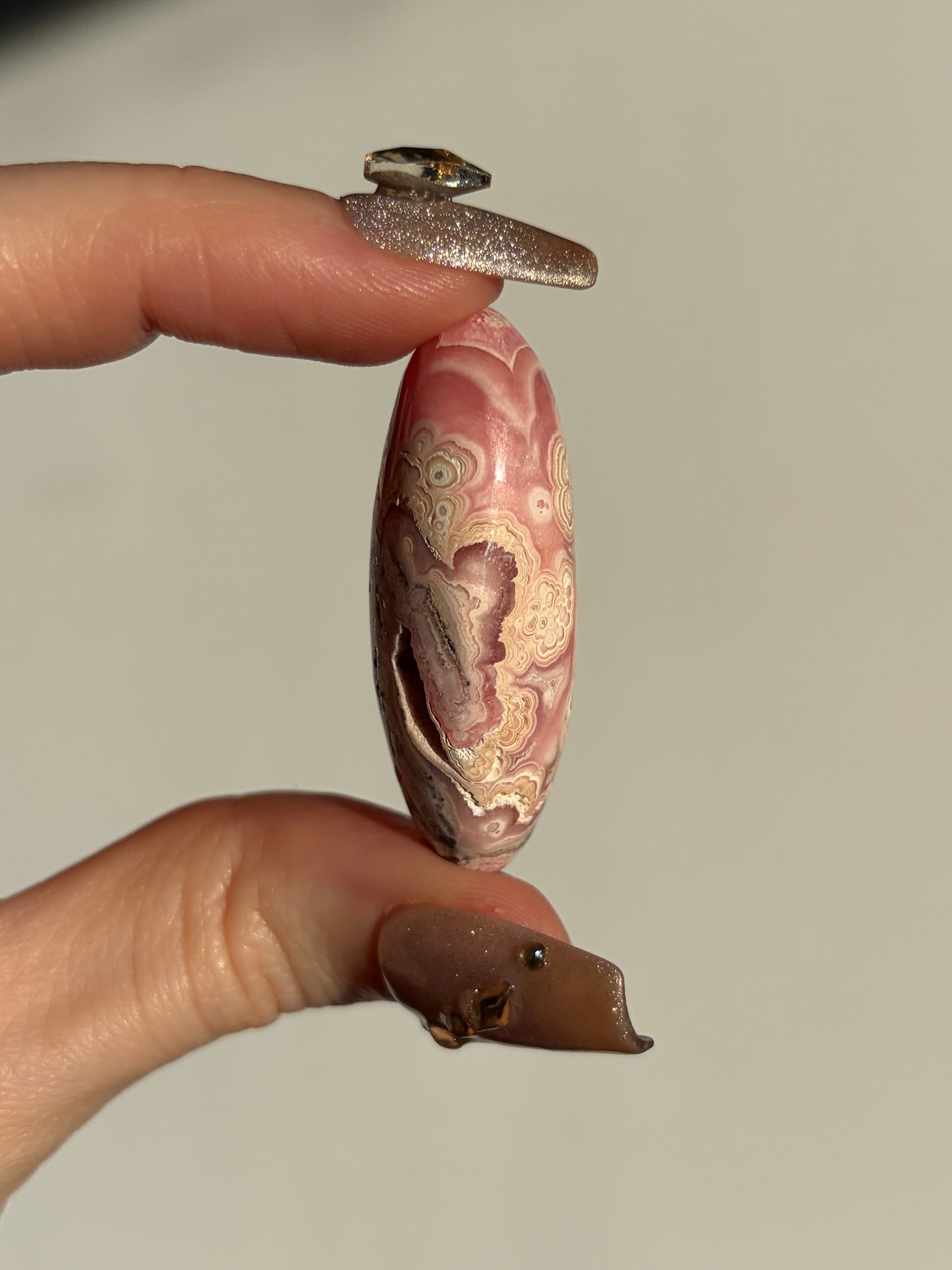 Floral Banded Rhodochrosite Shiva I