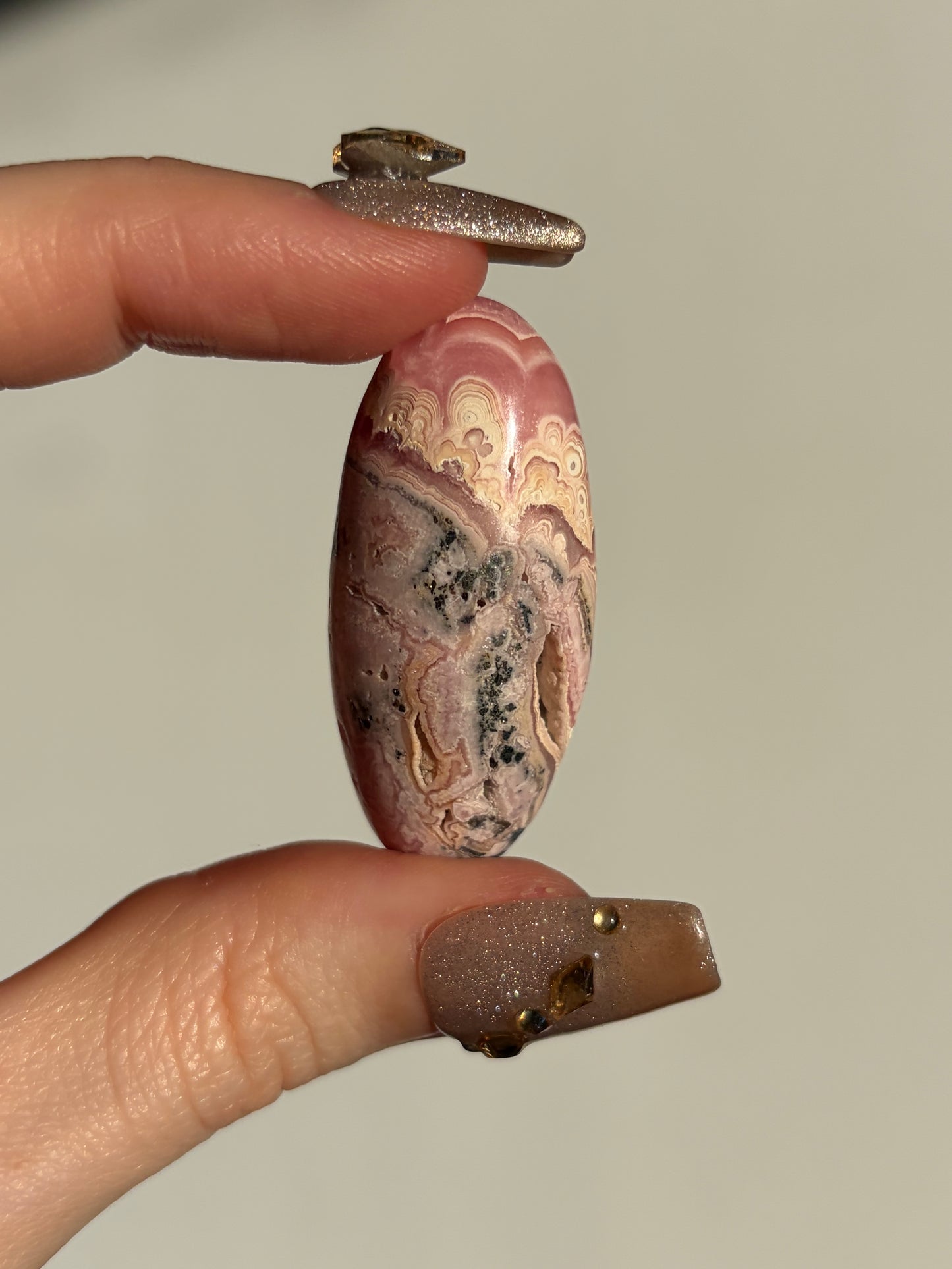 Floral Banded Rhodochrosite Shiva I