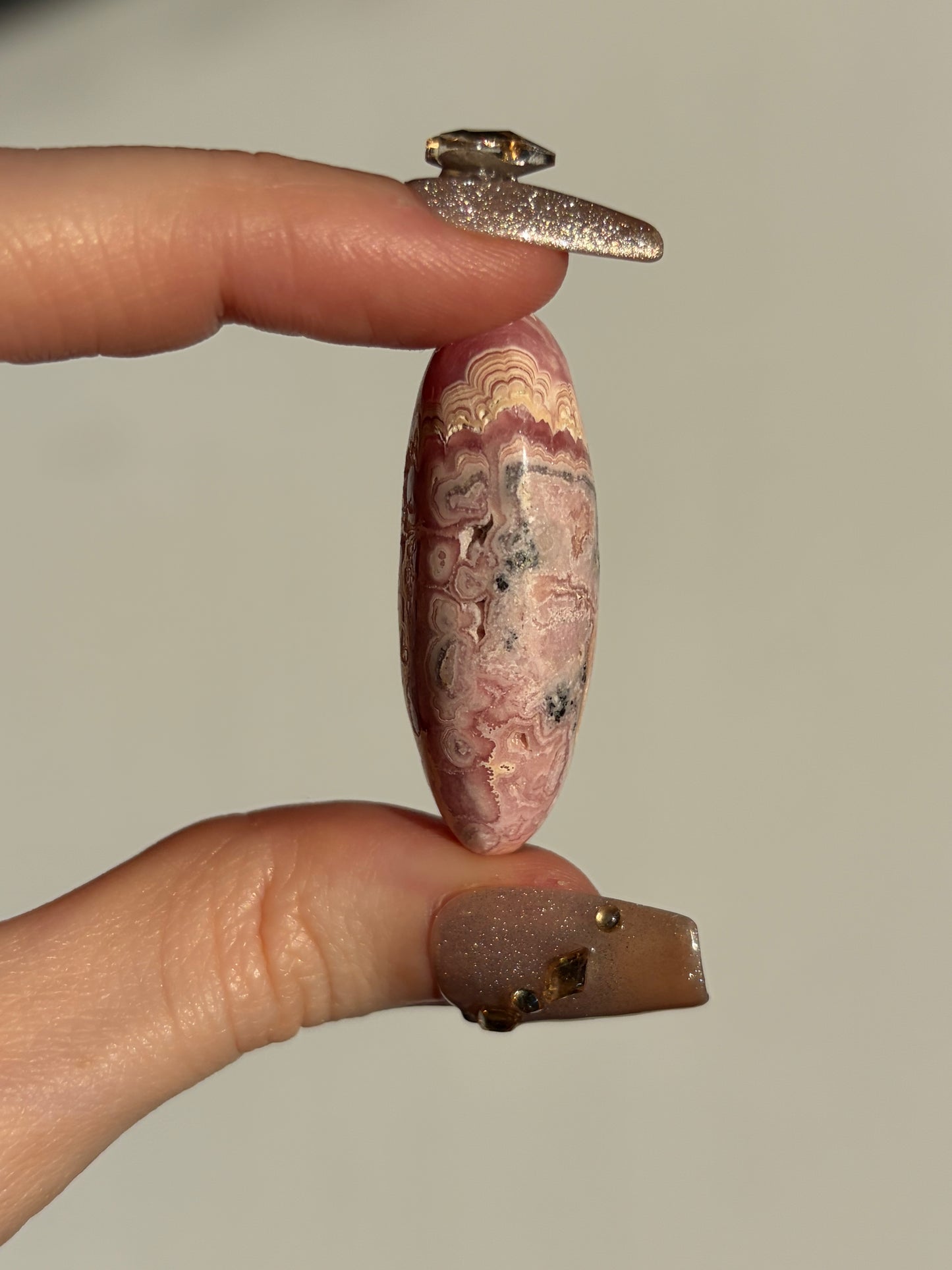 Floral Banded Rhodochrosite Shiva I