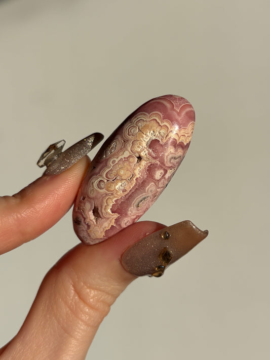 Floral Banded Rhodochrosite Shiva I