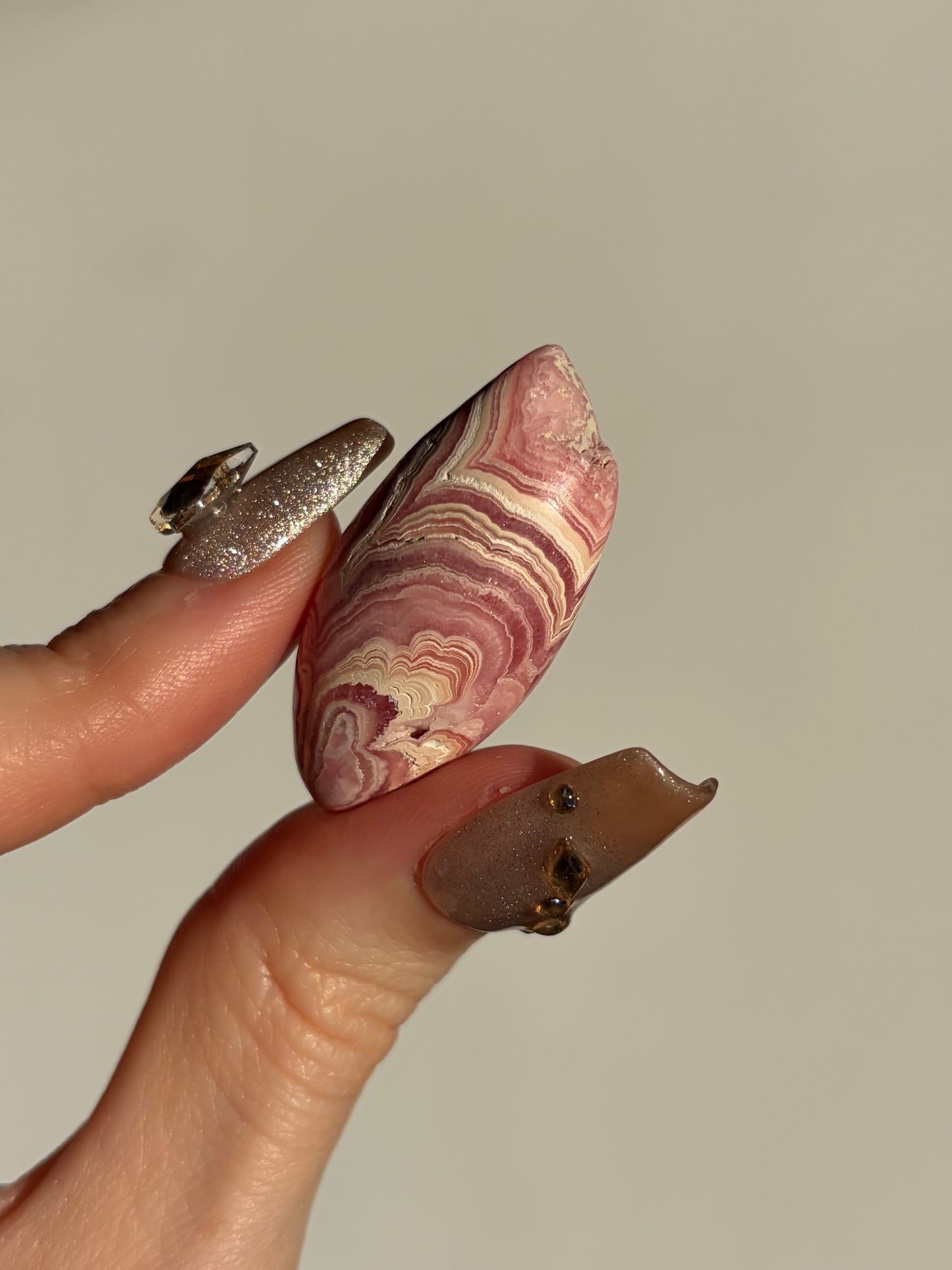 Floral Banded Rhodochrosite Shiva L