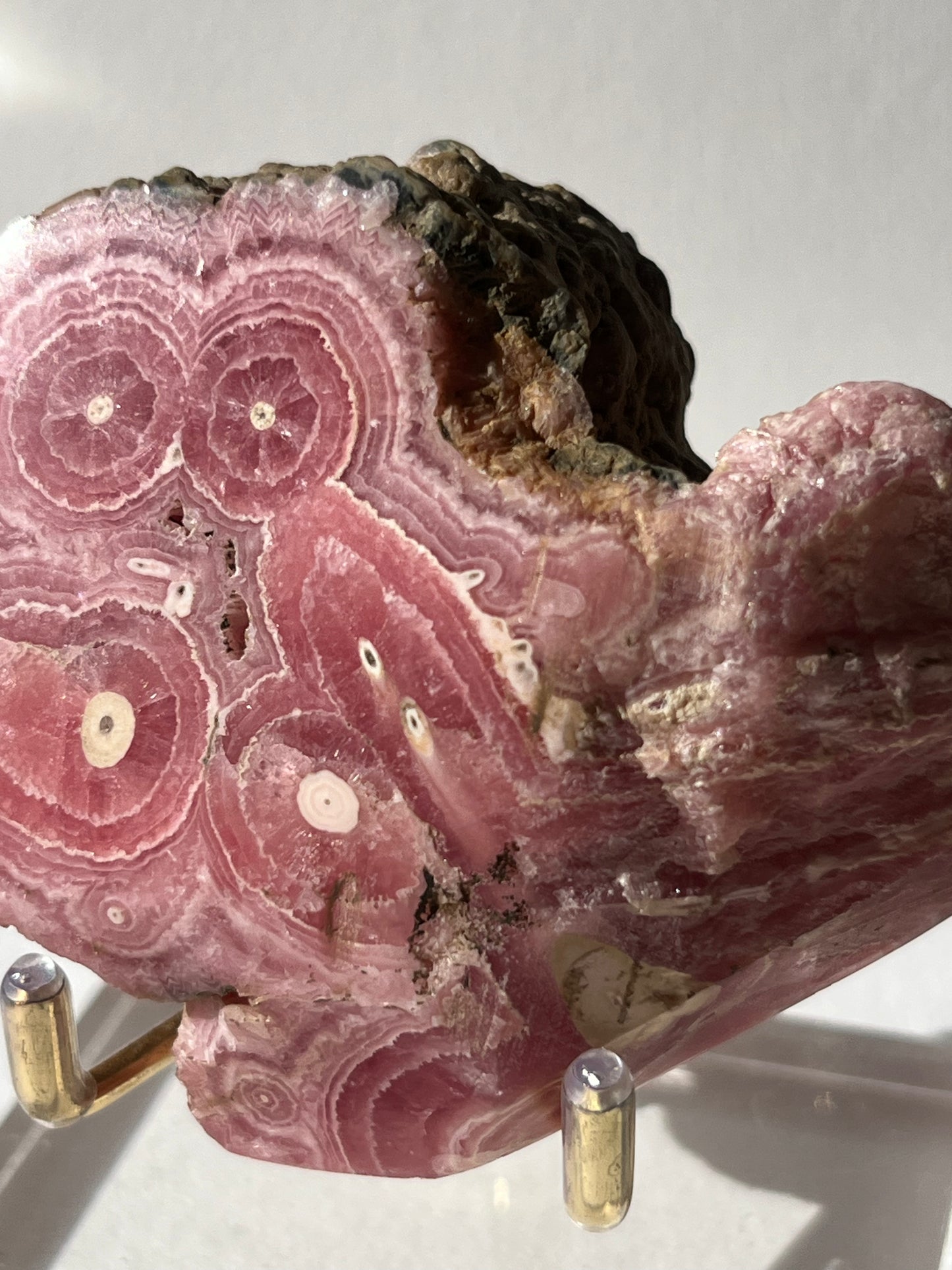 1980s Rhodochrosite Stalactite Formation C