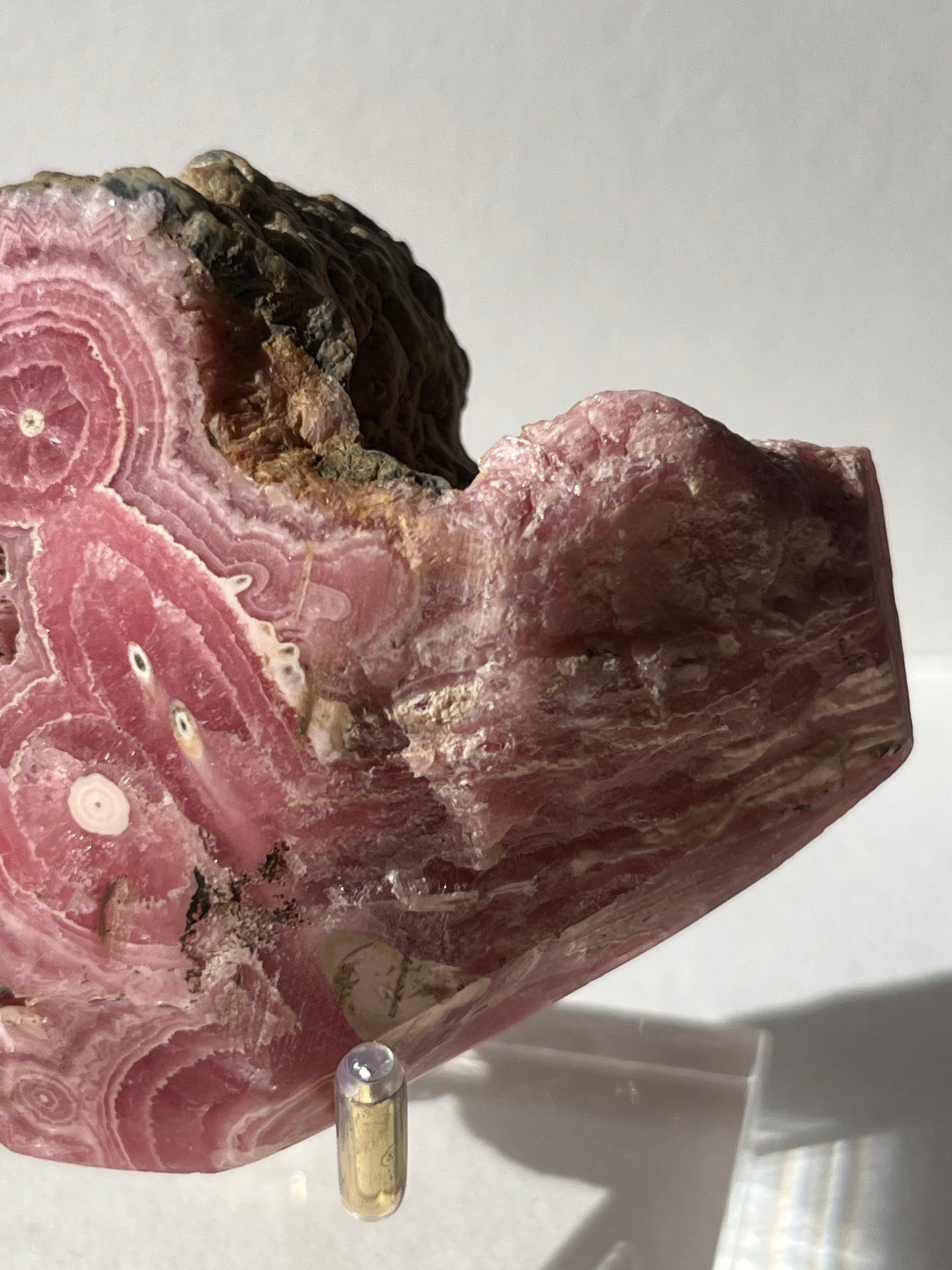 1980s Rhodochrosite Stalactite Formation C