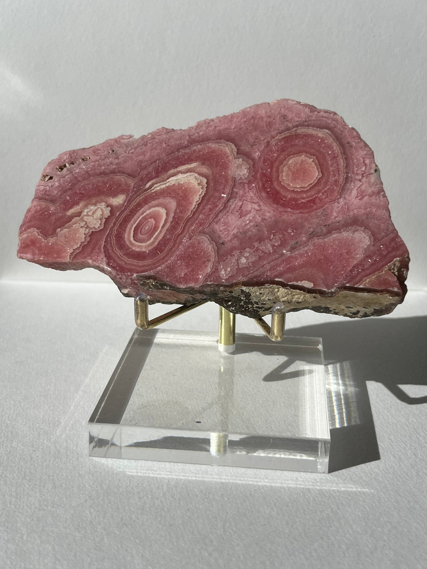 1980s Rhodochrosite Stalactite Formation A