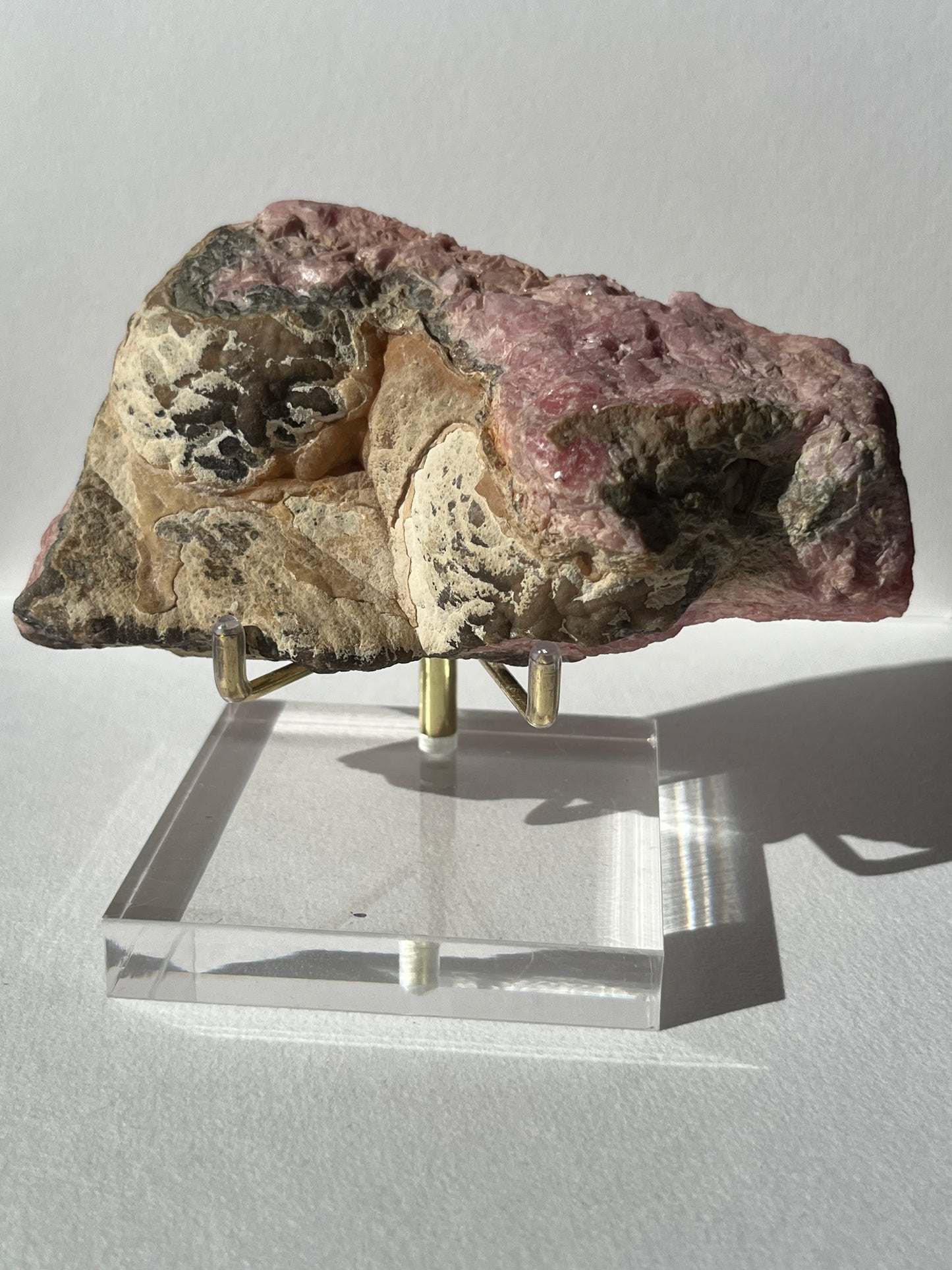 1980s Rhodochrosite Stalactite Formation A