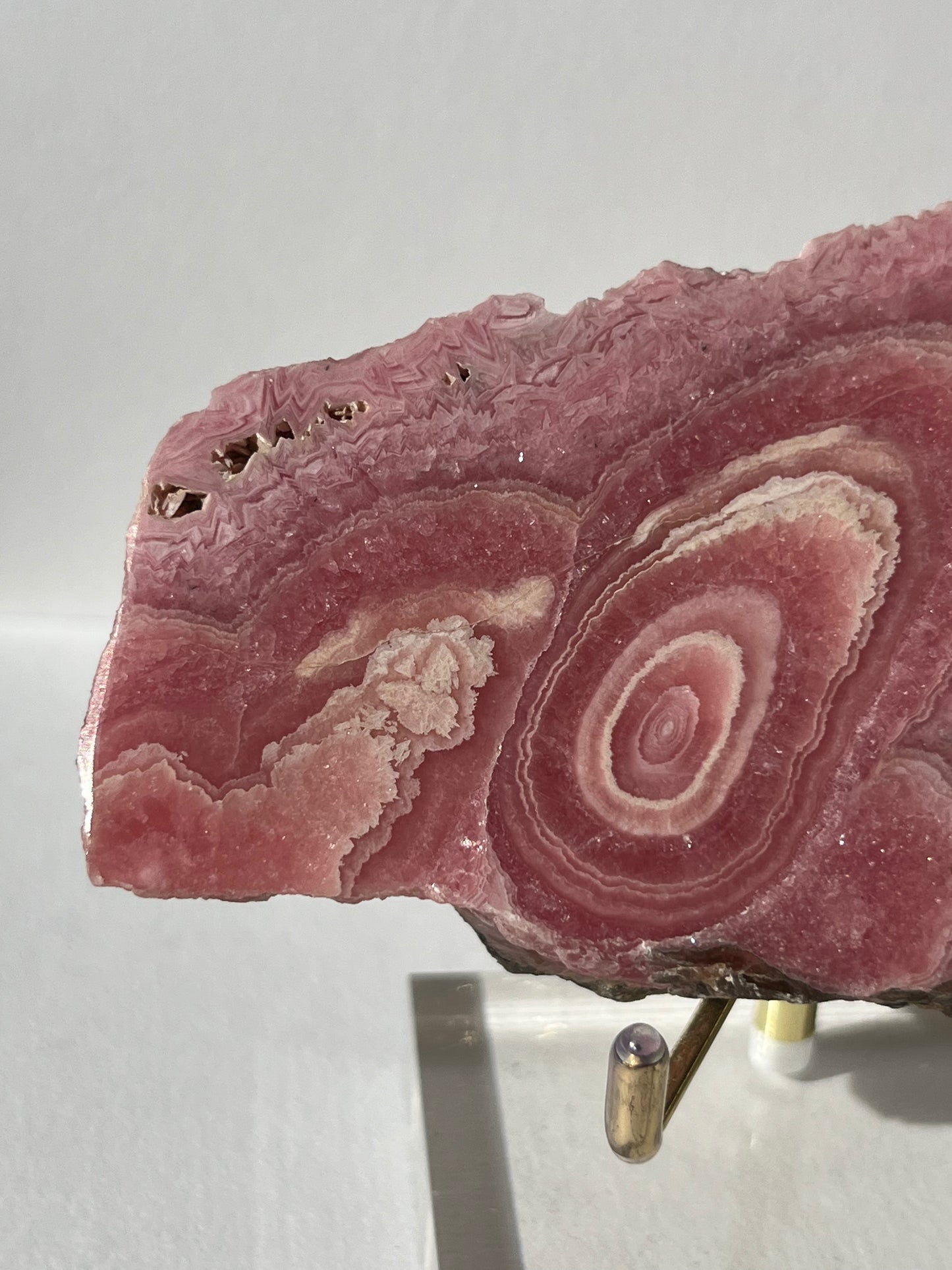 1980s Rhodochrosite Stalactite Formation A