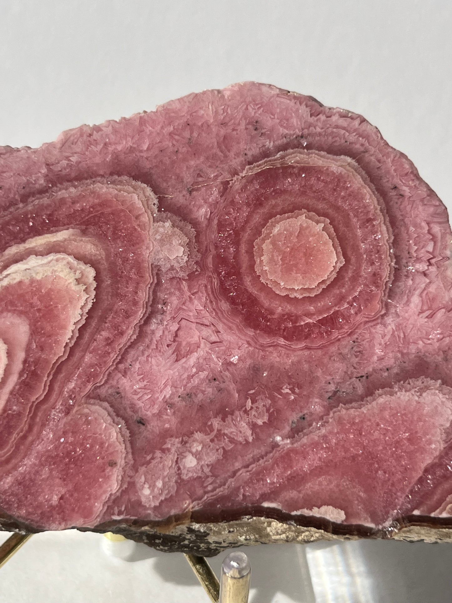 1980s Rhodochrosite Stalactite Formation A