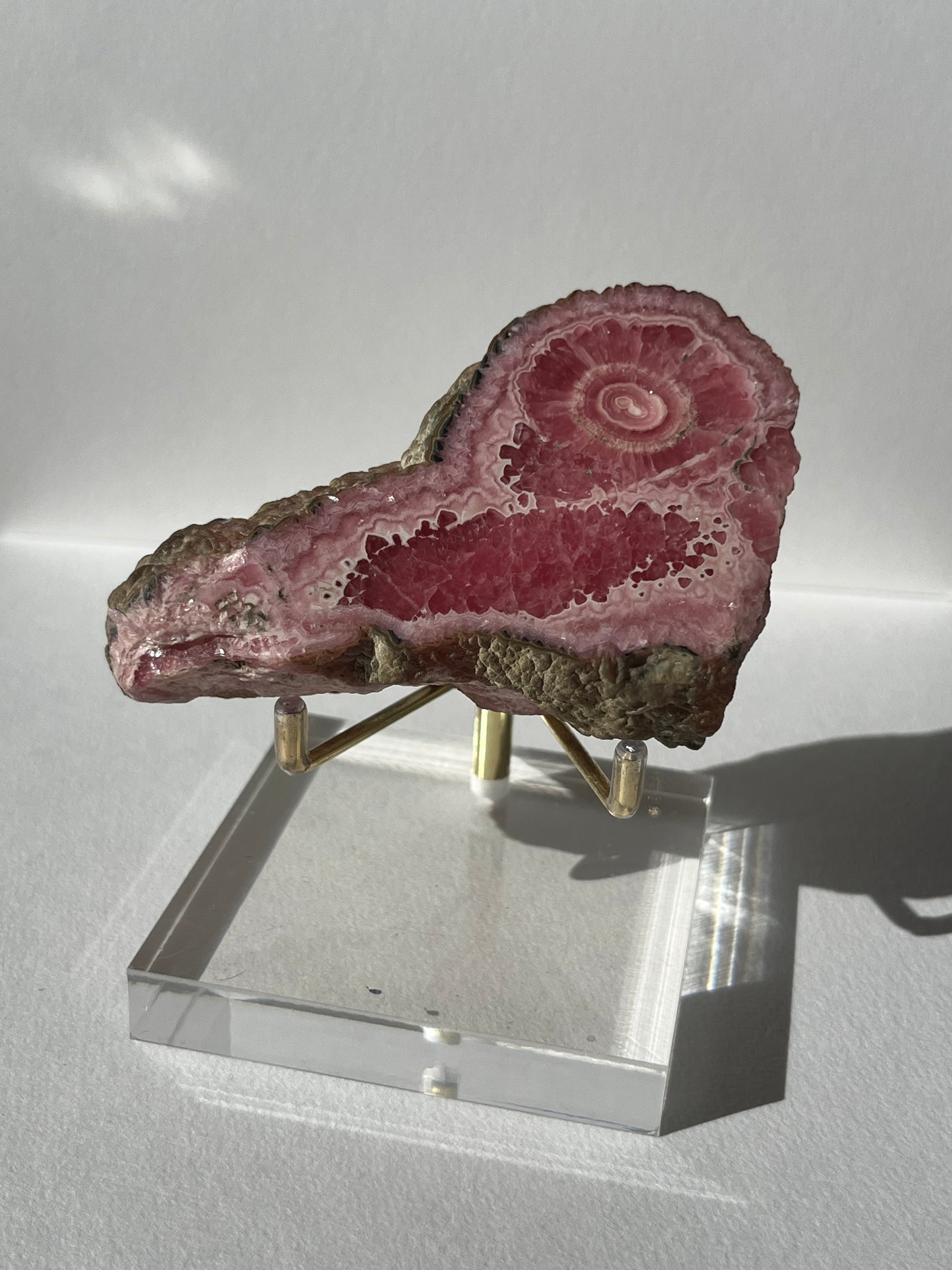 1980s Rhodochrosite Stalactite Formation D