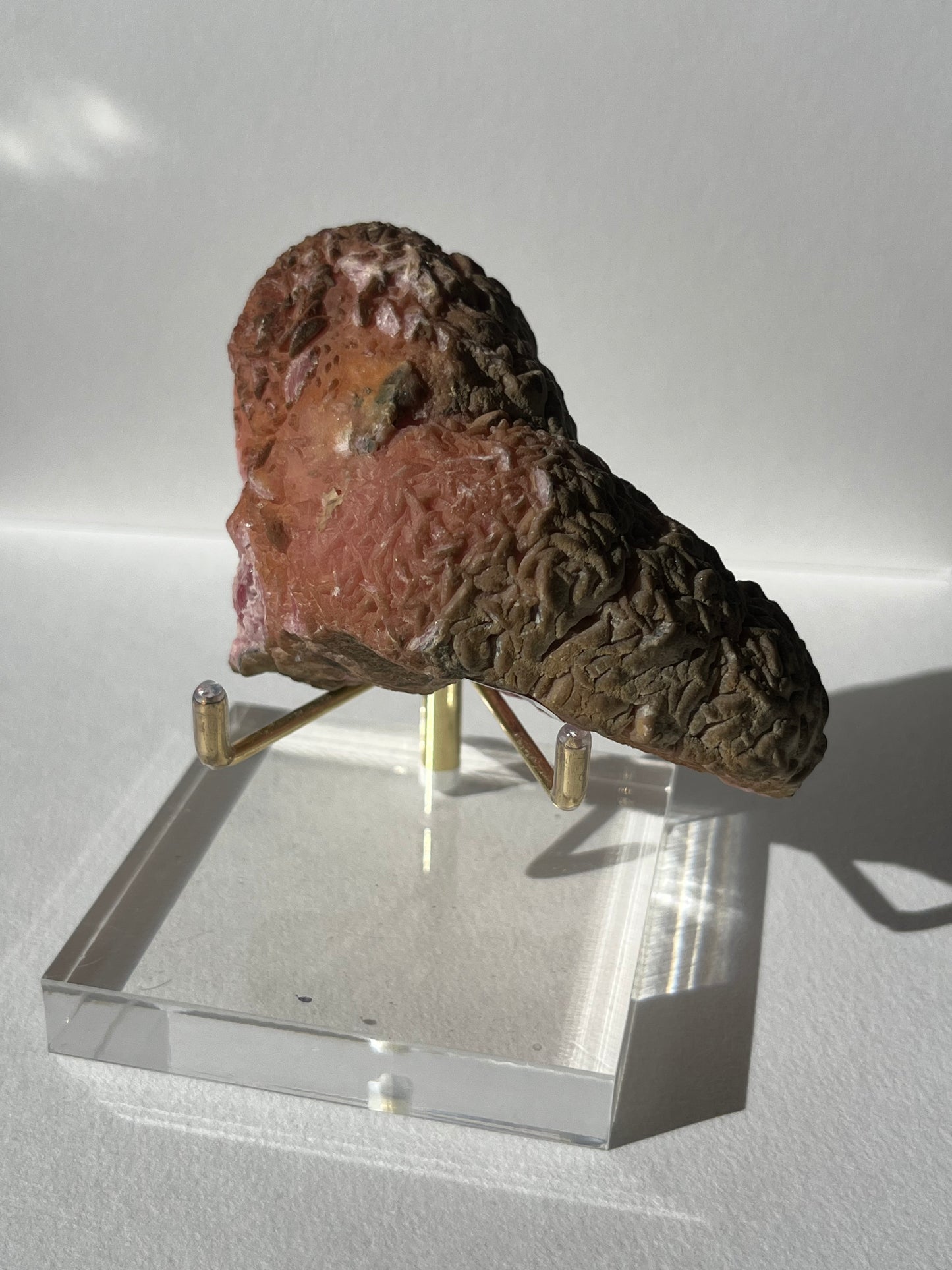 1980s Rhodochrosite Stalactite Formation D