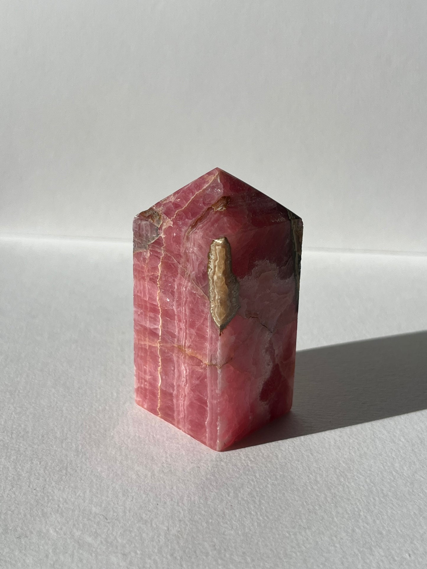 Gemmy Banded Rhodochrosite Tower A