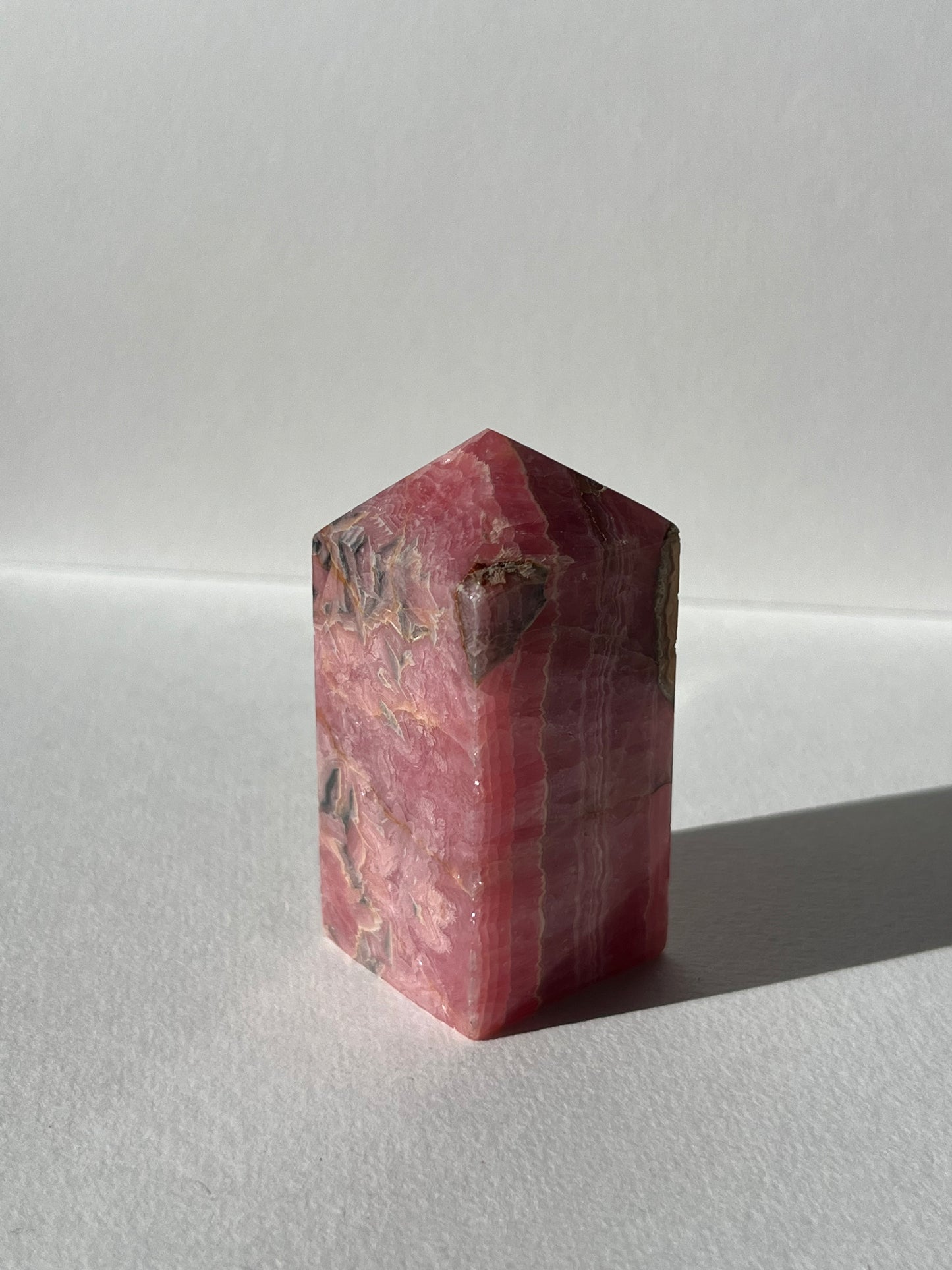 Gemmy Banded Rhodochrosite Tower A