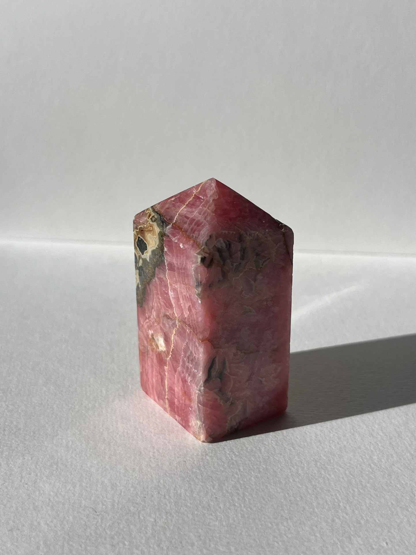 Gemmy Banded Rhodochrosite Tower A