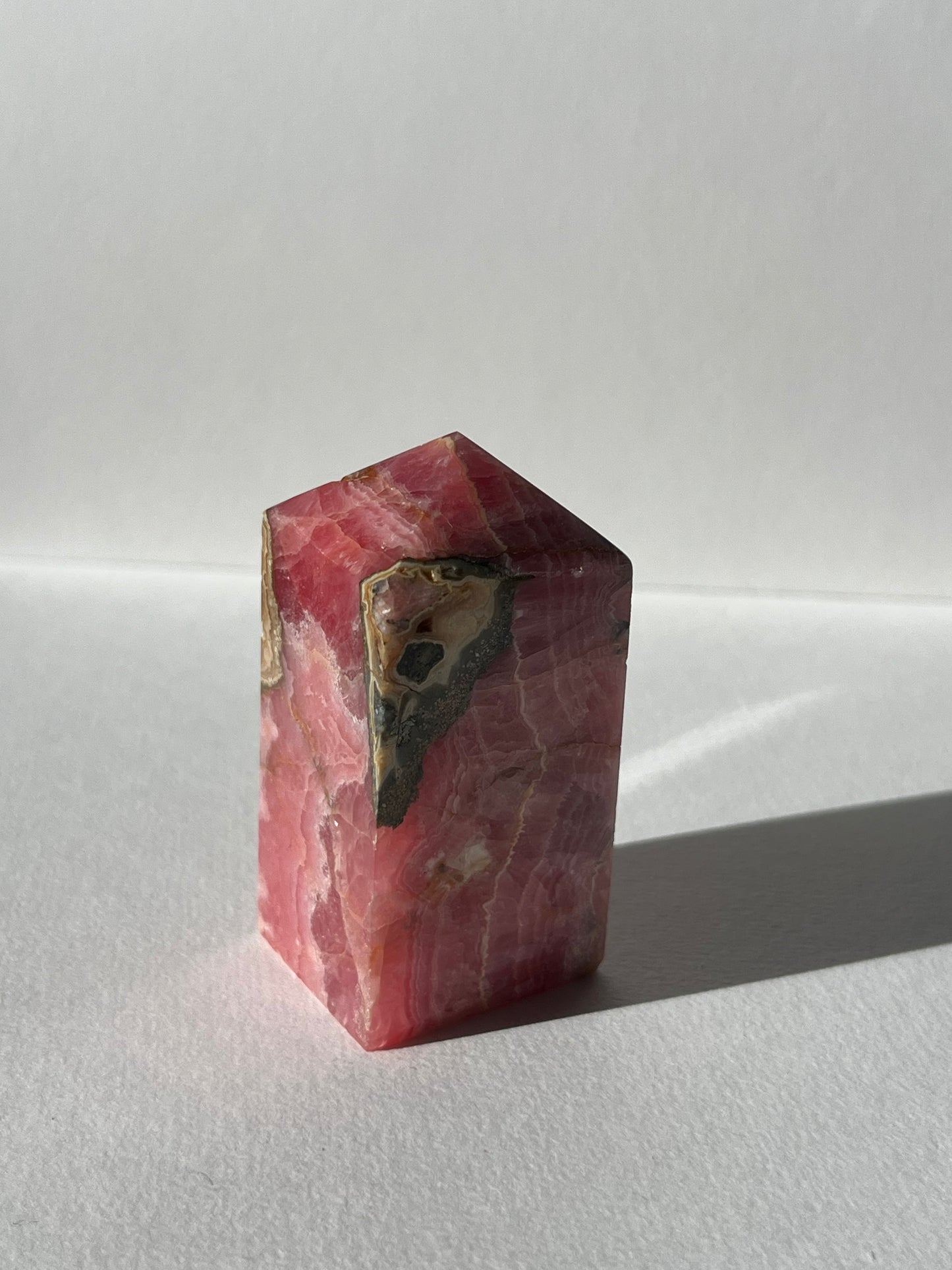 Gemmy Banded Rhodochrosite Tower A