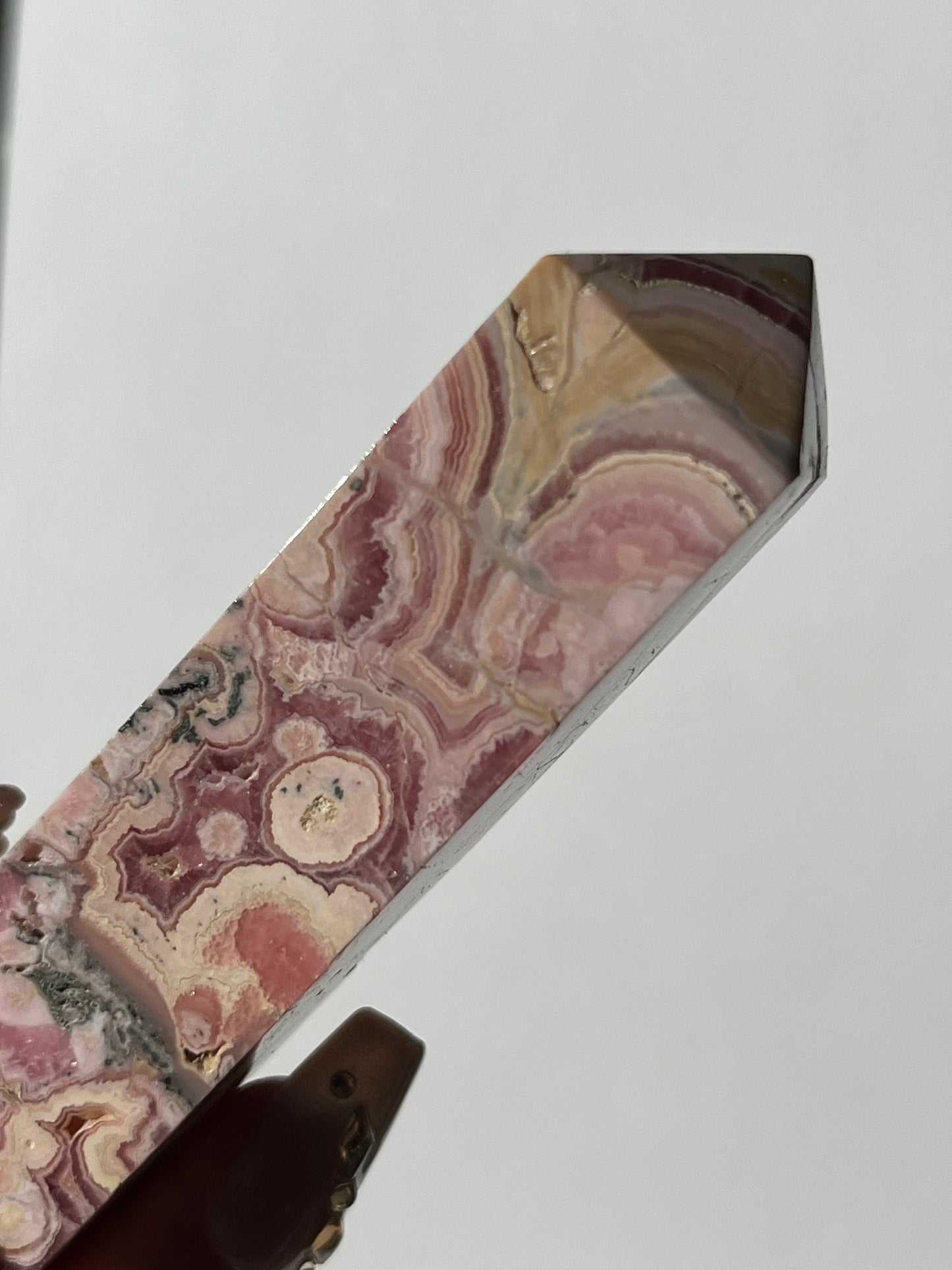 Gemmy Banded Rhodochrosite Tower B