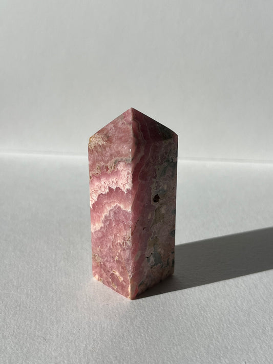 Gemmy Banded Rhodochrosite Tower F