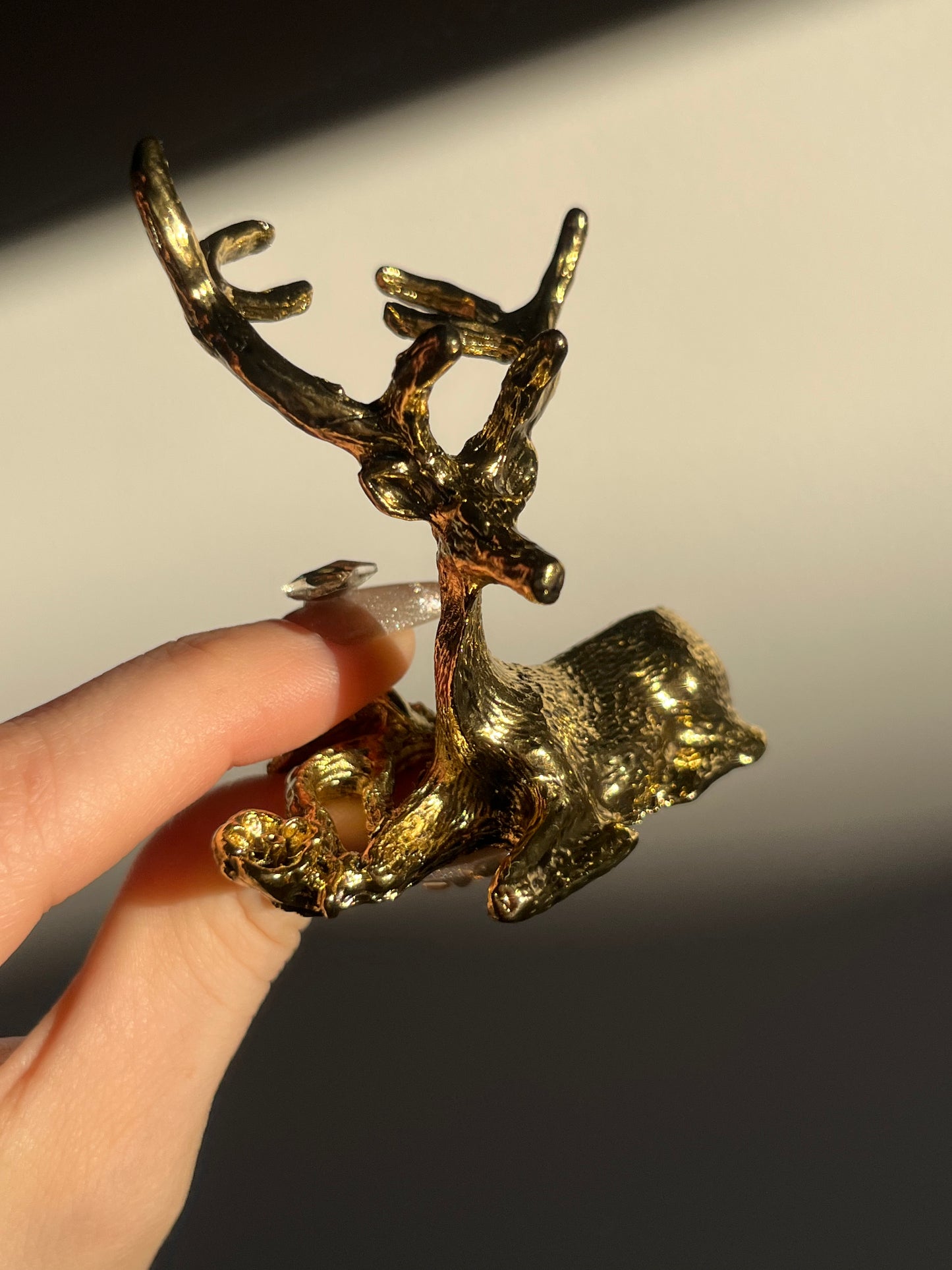 "Rudolph" Gold Display Stand